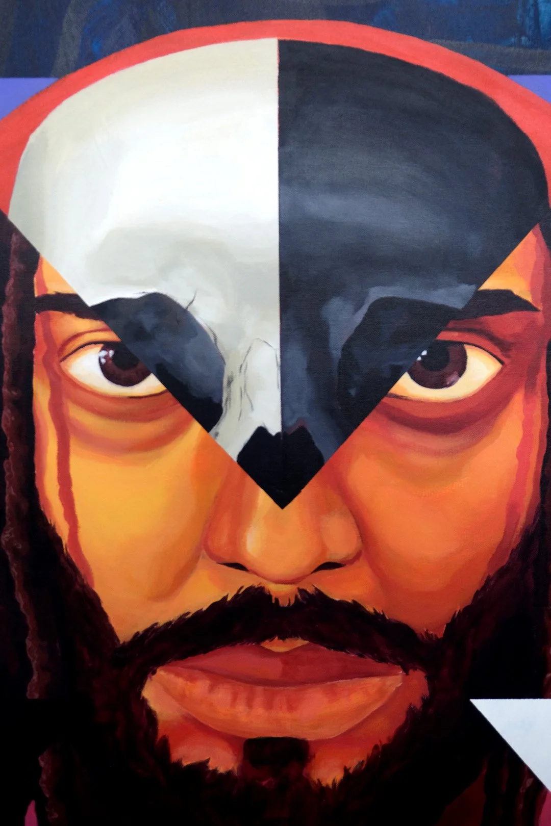 Self Portrait 03 (detail)
2019
60 × 48 inches
Acrylic on canvas