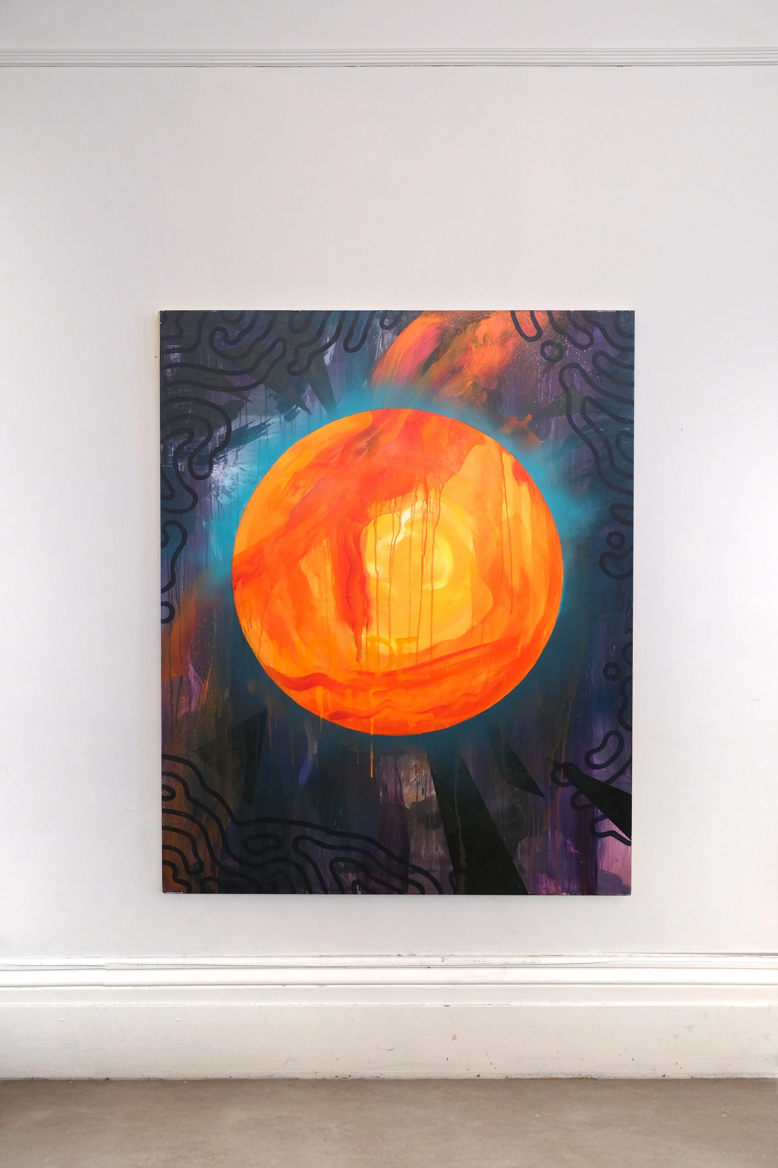 Home
2015
60 × 48 inches
Acrylic and spray paint on canvas