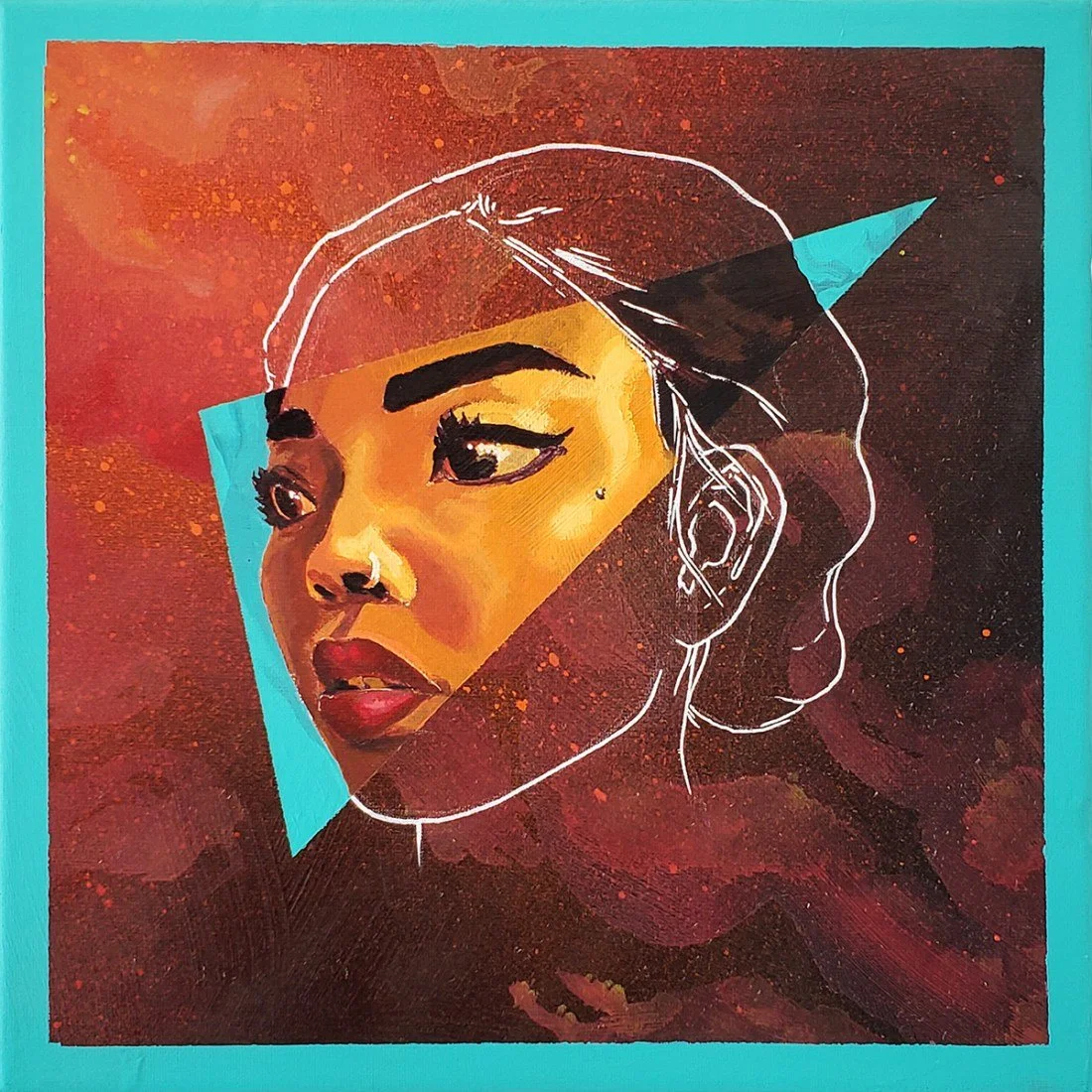 Pleiades I - Electra
2018
12 × 12 inches
Acrylic on canvas