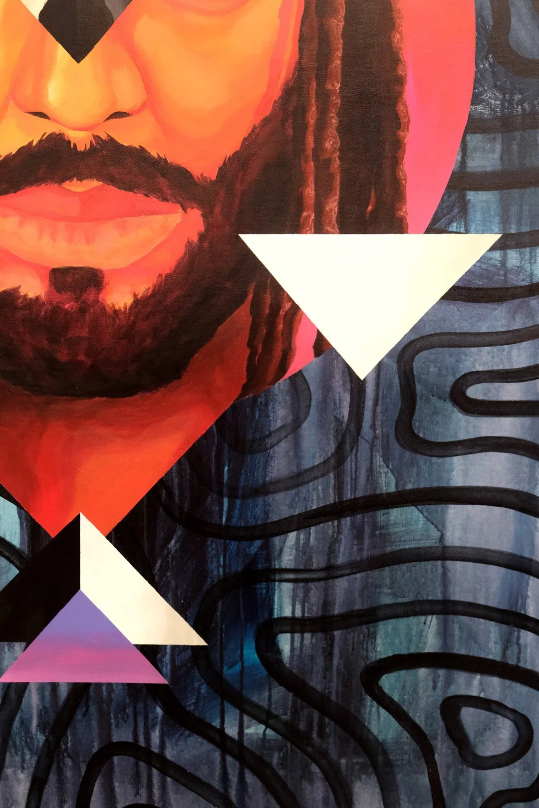 Self Portrait 03 (detail)
2019
60 × 48 inches
Acrylic on canvas