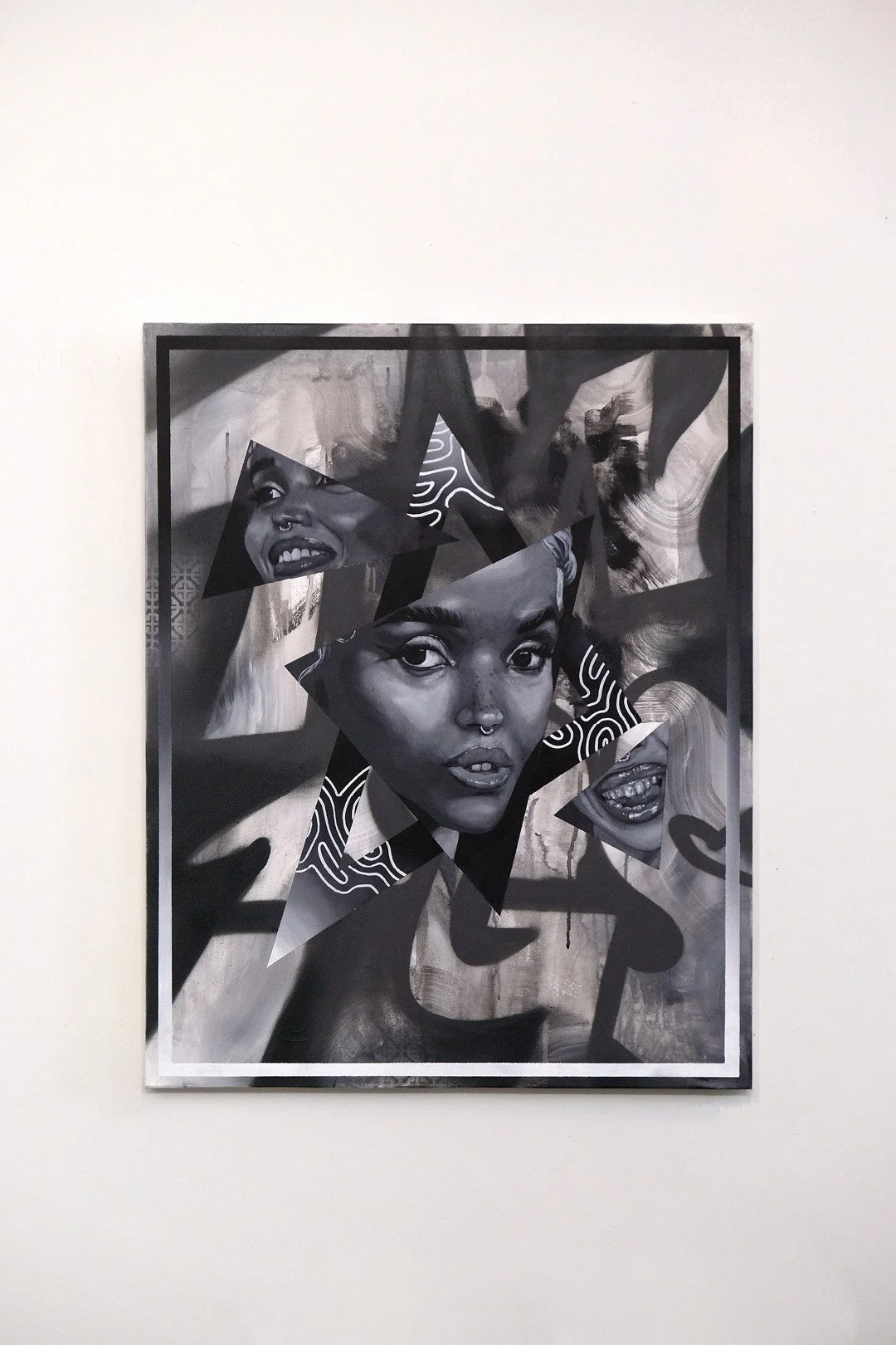 Darjeeling
2023
30 × 24 inches
Acrylic and spray paint on canvas