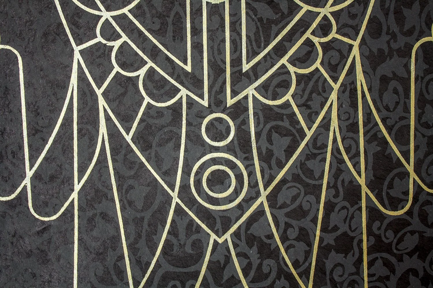 Mesmo Owl (Black) Detail
2014
30 × 20 inches
Hand-pulled silk screen on Nepalese paper