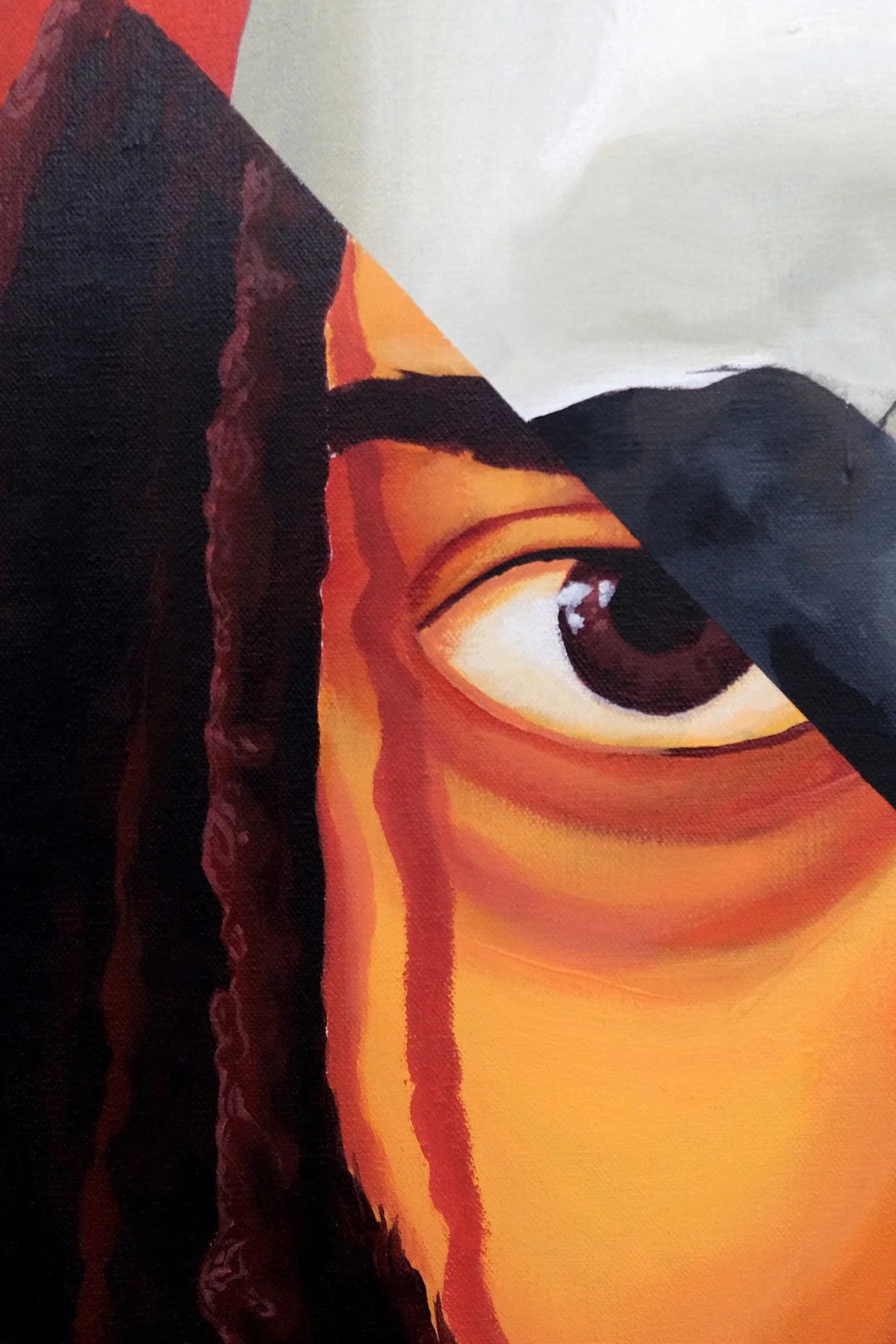 Self Portrait 03 (detail)
2019
60 × 48 inches
Acrylic on canvas