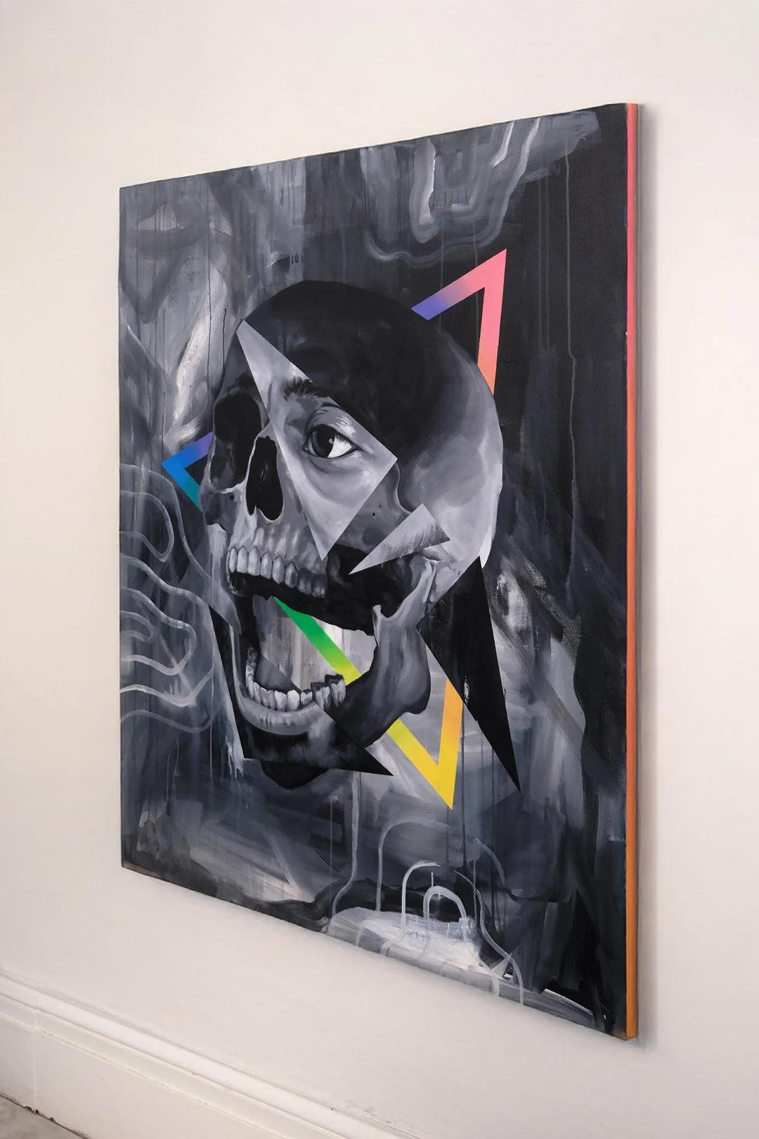 Self Portrait 04 (install)
2021
60 × 48 inches
Acrylic on canvas