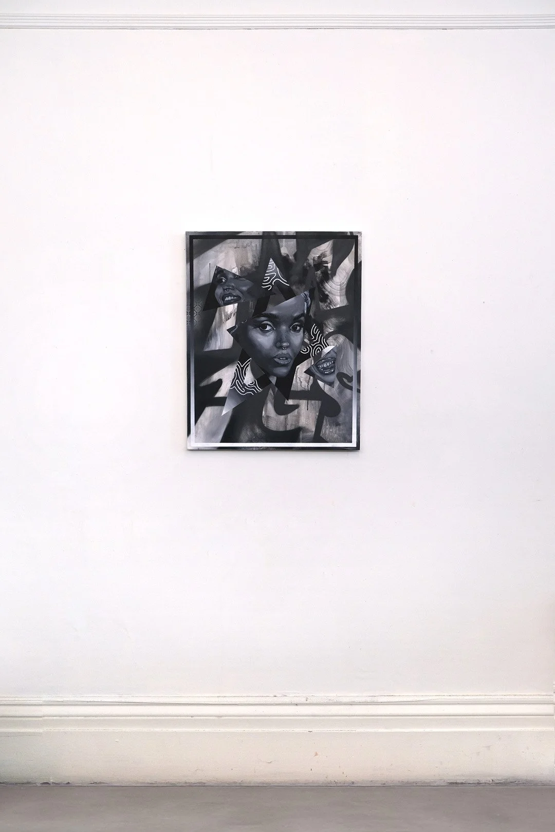 Darjeeling (install)
2023
30 × 24 inches
Acrylic and spray paint on canvas