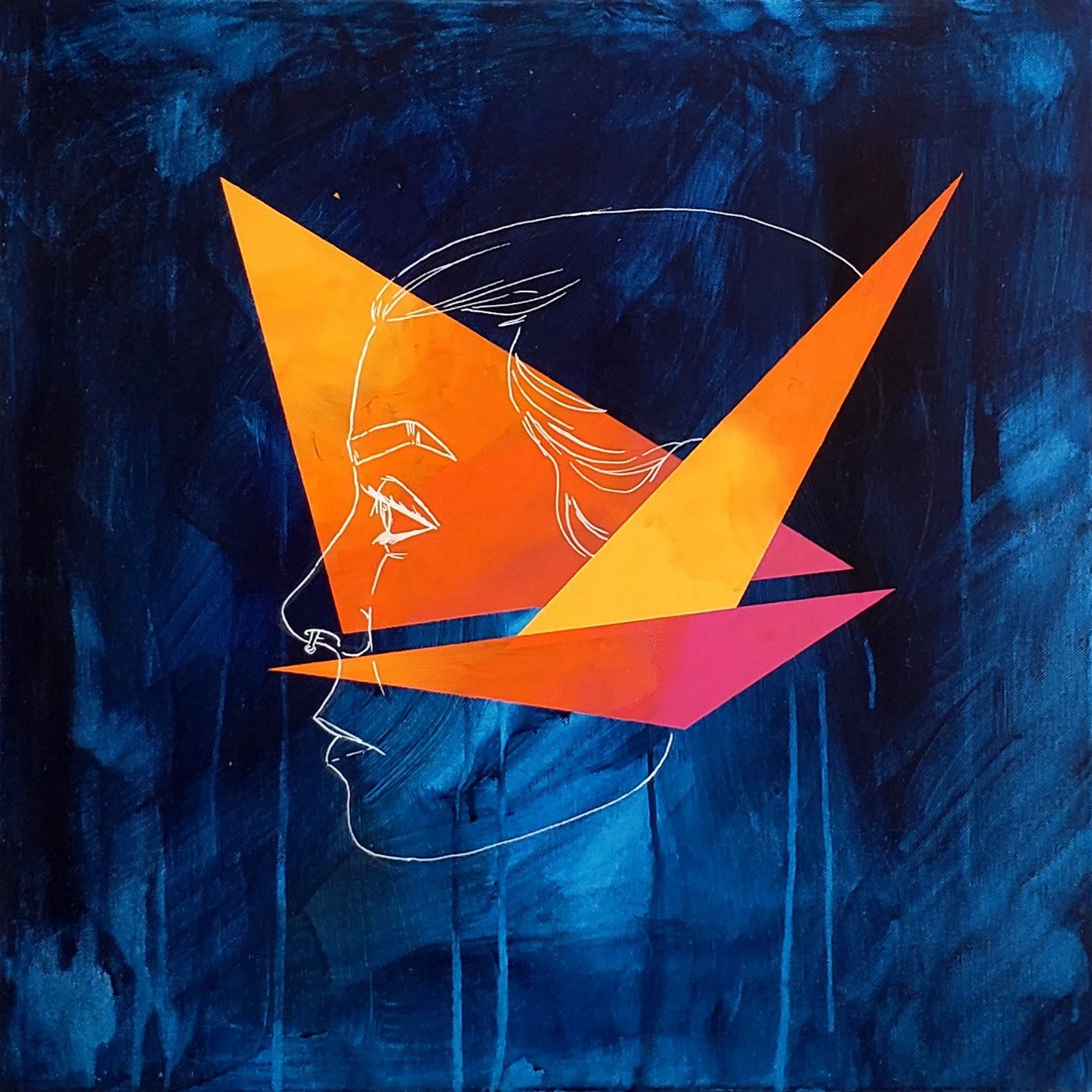 Breaker
2018
24 × 24 inches
Acrylic and spray paint on canvas