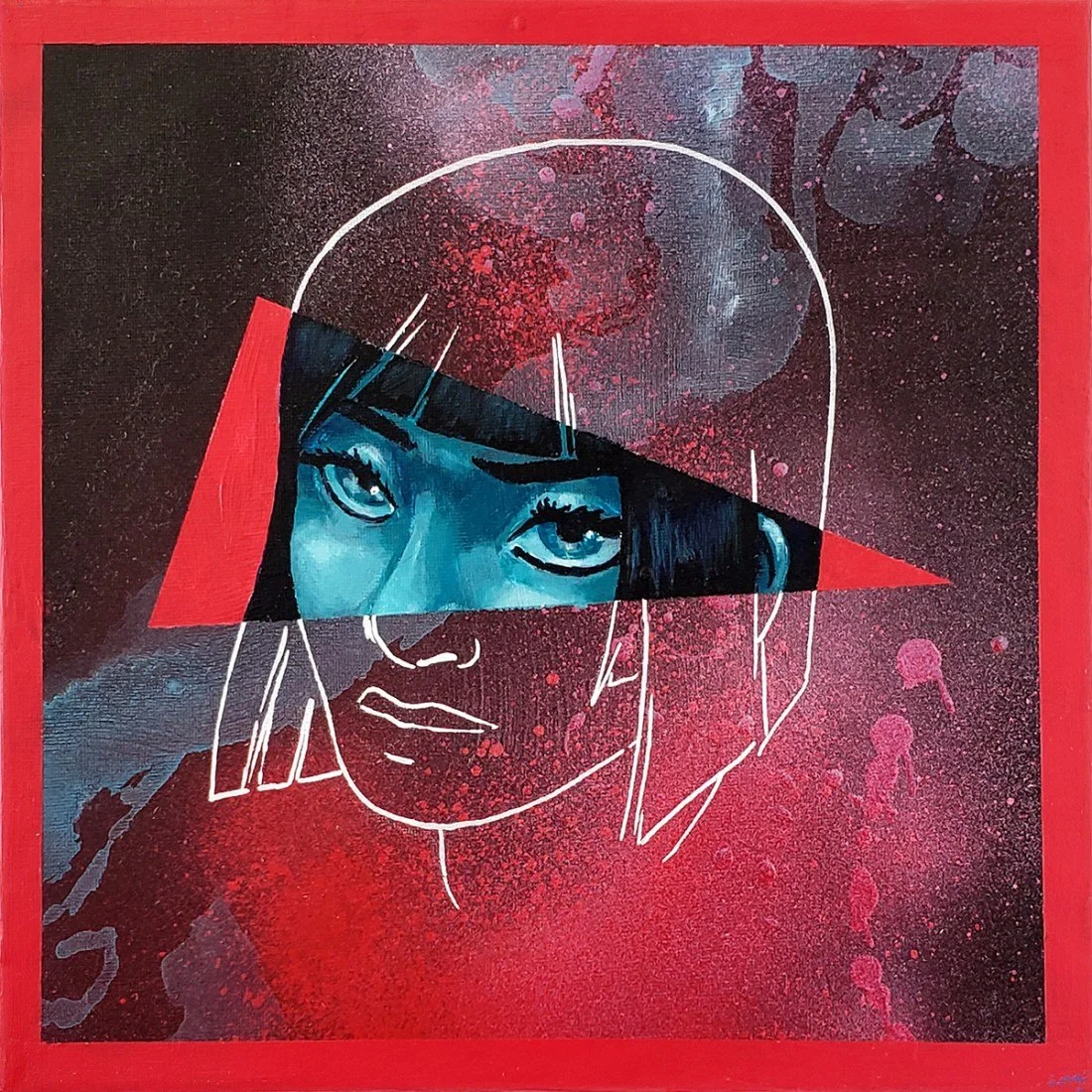 Pleiades III - Merope
2018
12 × 12 inches
Acrylic on canvas