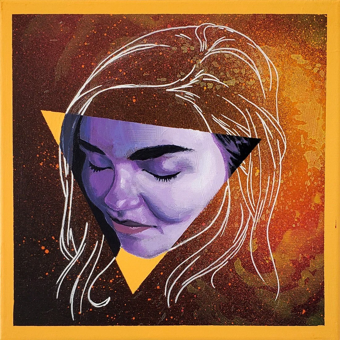 Pleiades V - Sterope
2018
12 × 12 inches
Acrylic on canvas