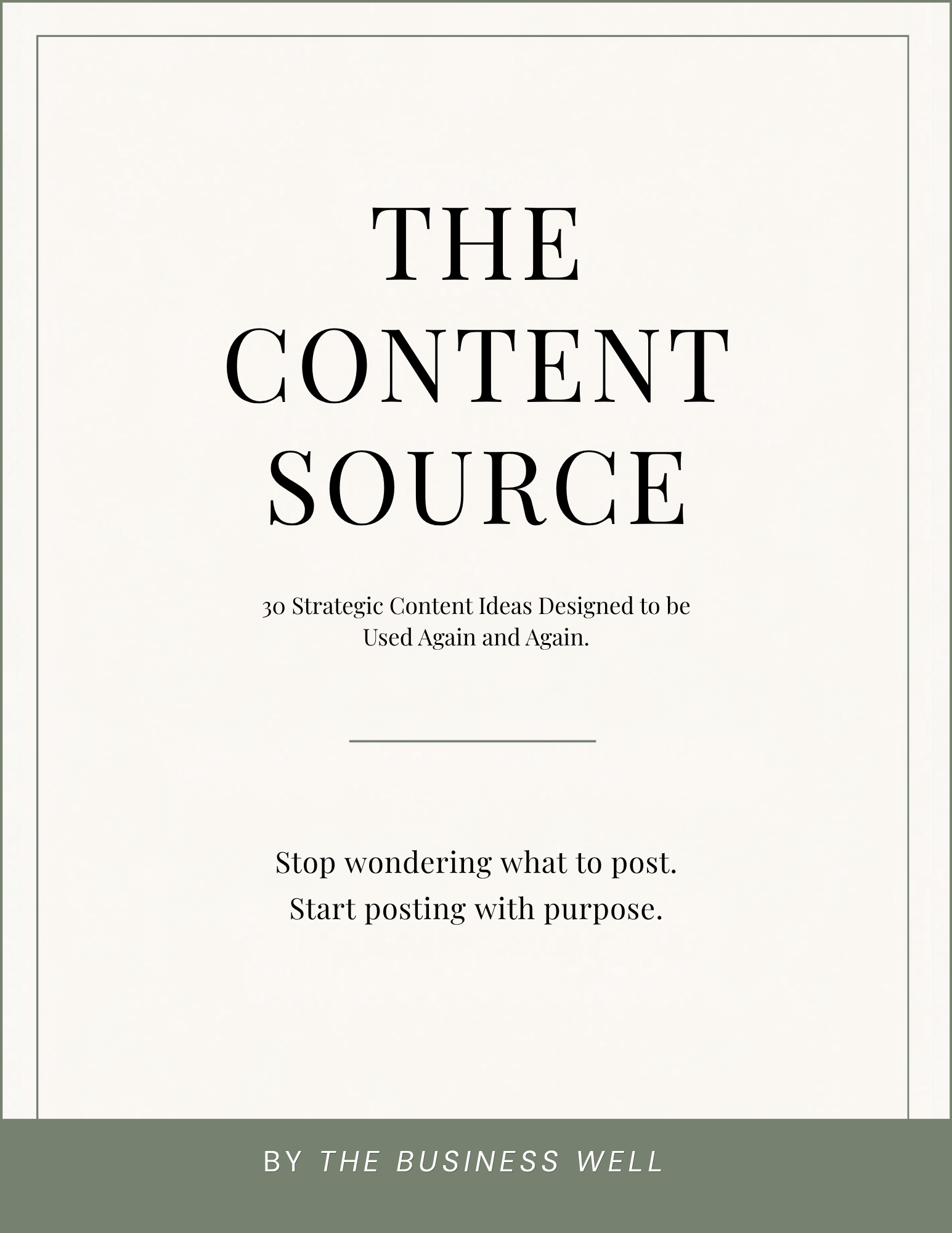 The Content Source