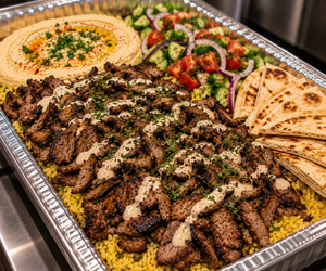 Steak Shawarma over Rice