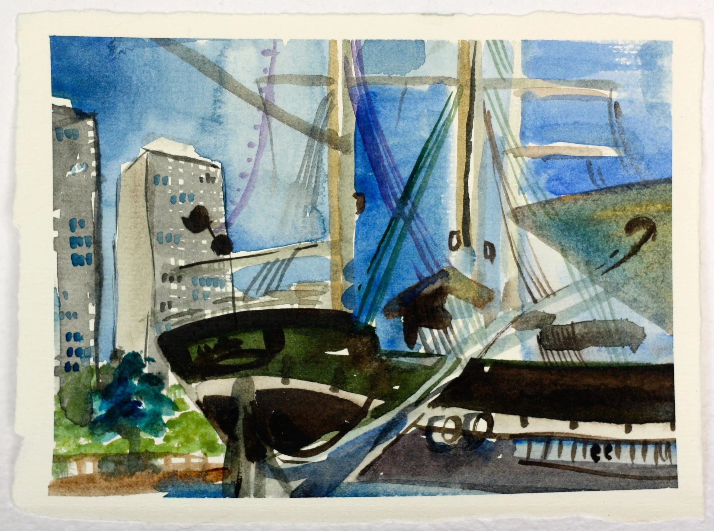 Delaware Pier 1 2012 5"x7"