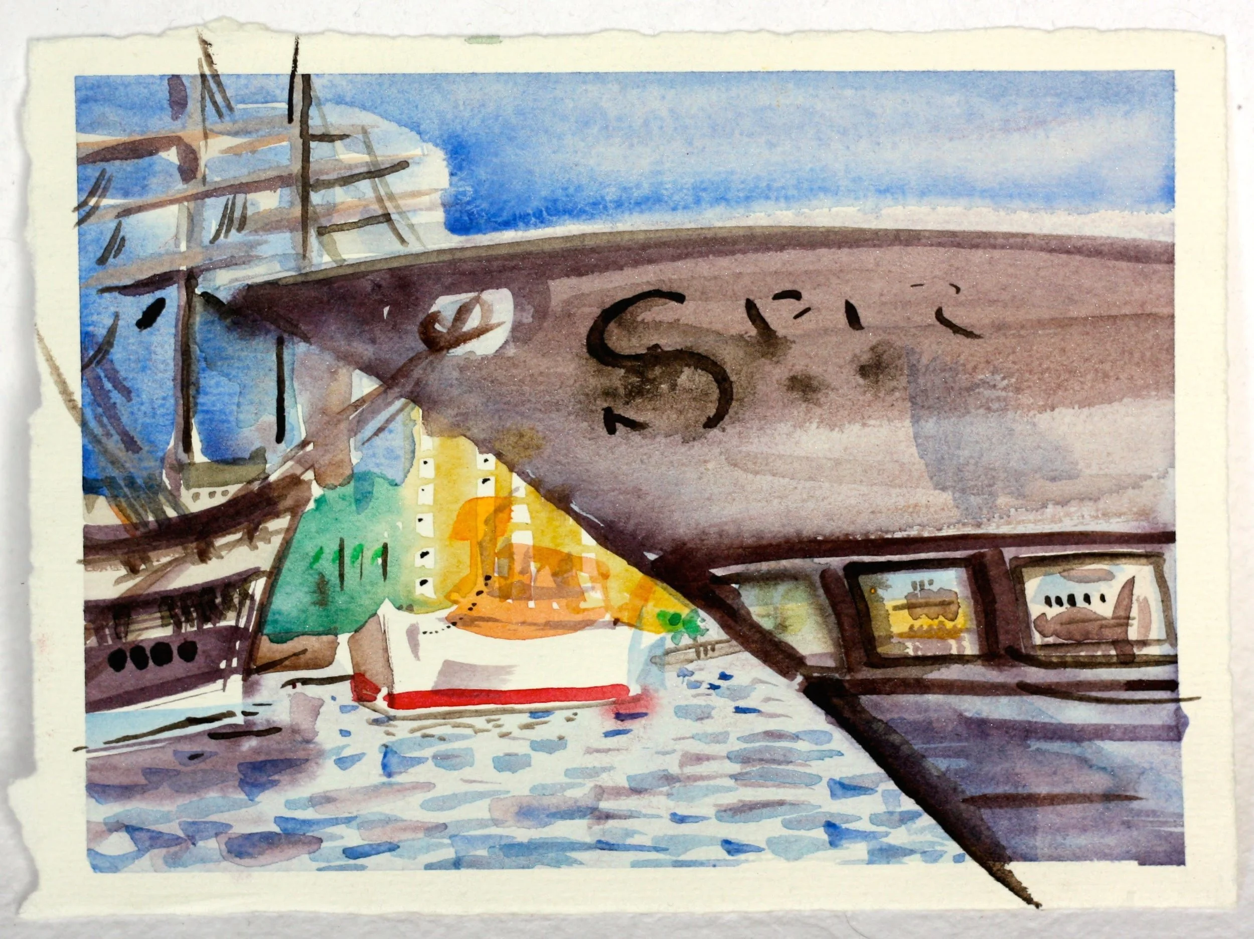 Delaware Pier 2 2012 5"x7"