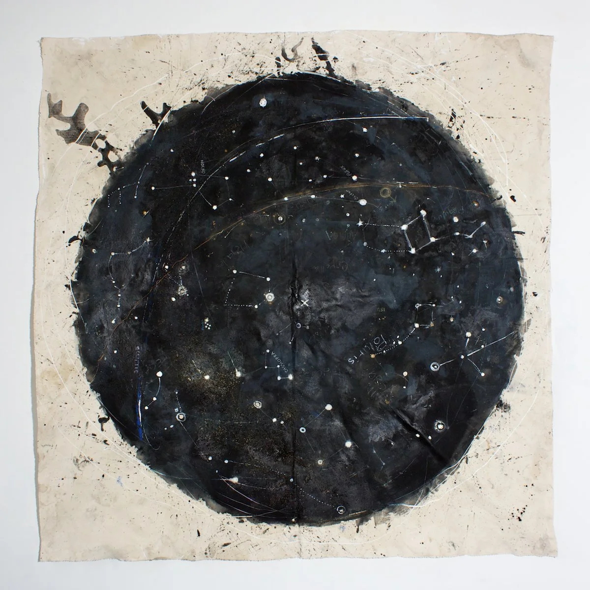  Warm Wedding Night 
 
2014 mixed media on canvas 96 x 96in