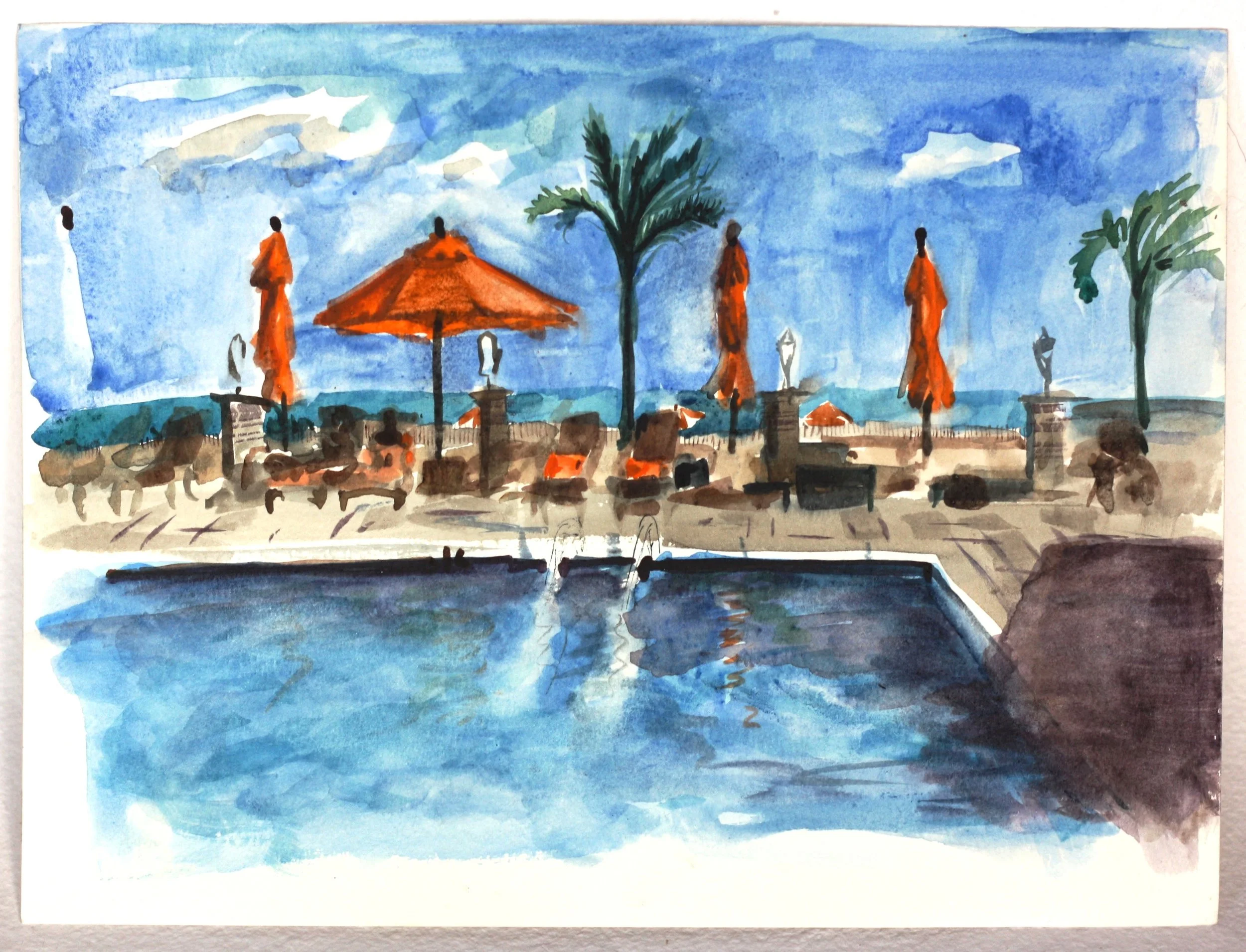 Ocean Club Cape May 2014 9"x12"
