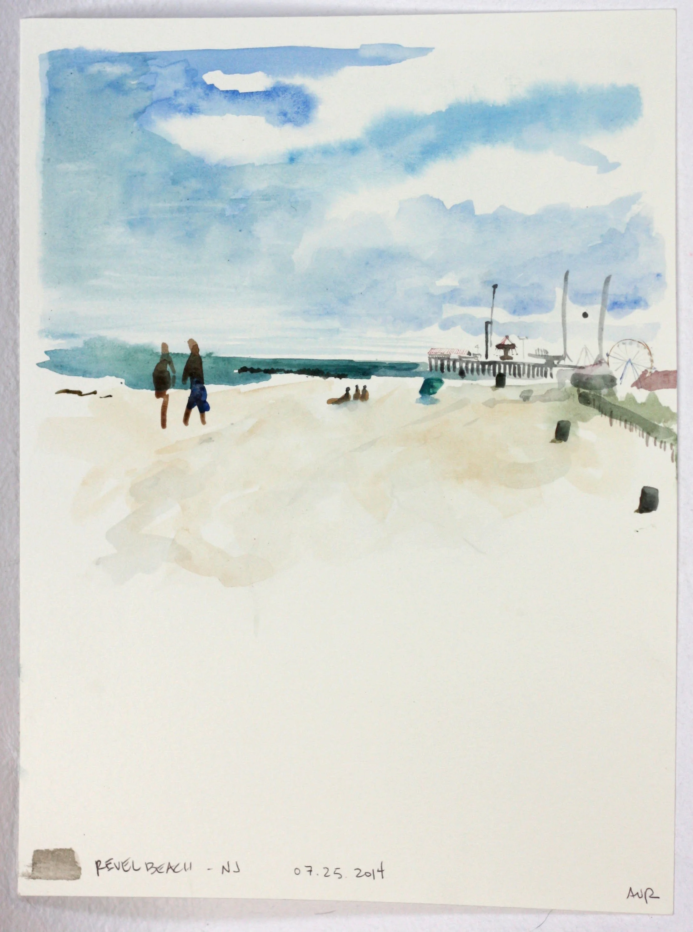 Revel Beach 2014 12"x9"