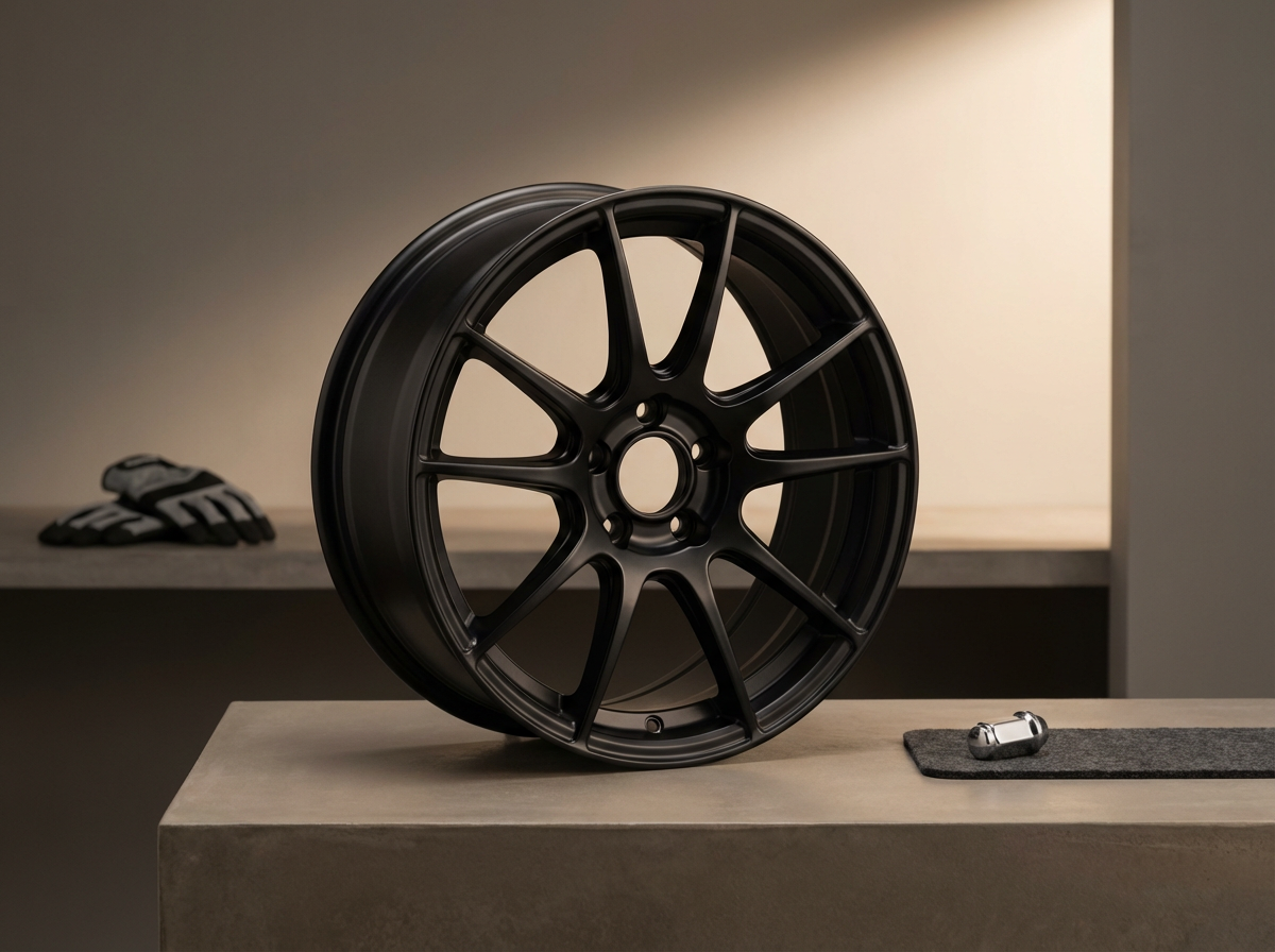 Matte Black Alloy Wheel