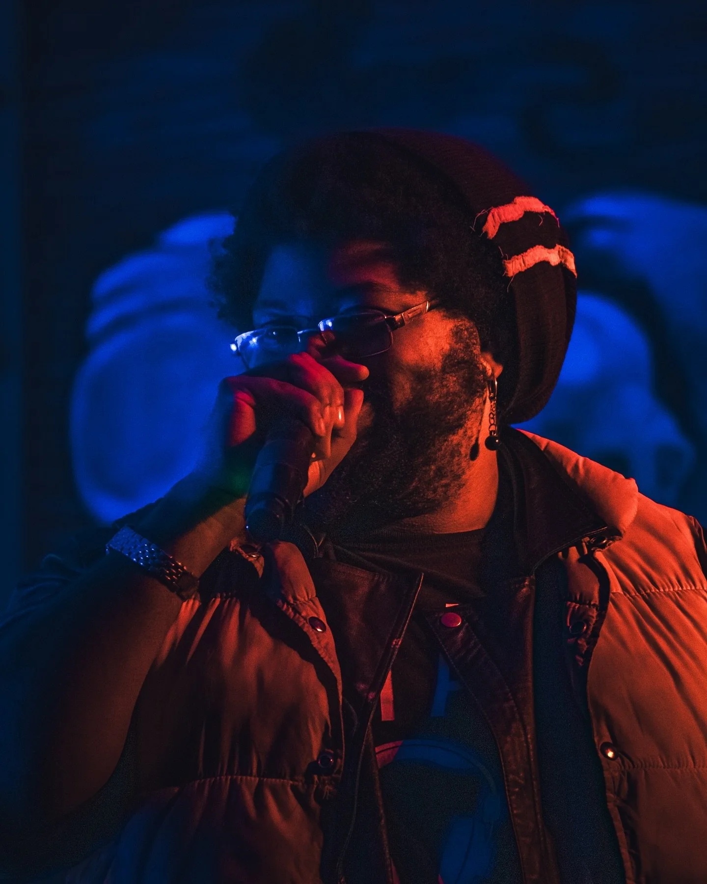 @ogi_kidd | 12-03-23 @culxrhouseomaha 
-
Link to all Culxr House open mics I&rsquo;ve taken photos at in my bio.