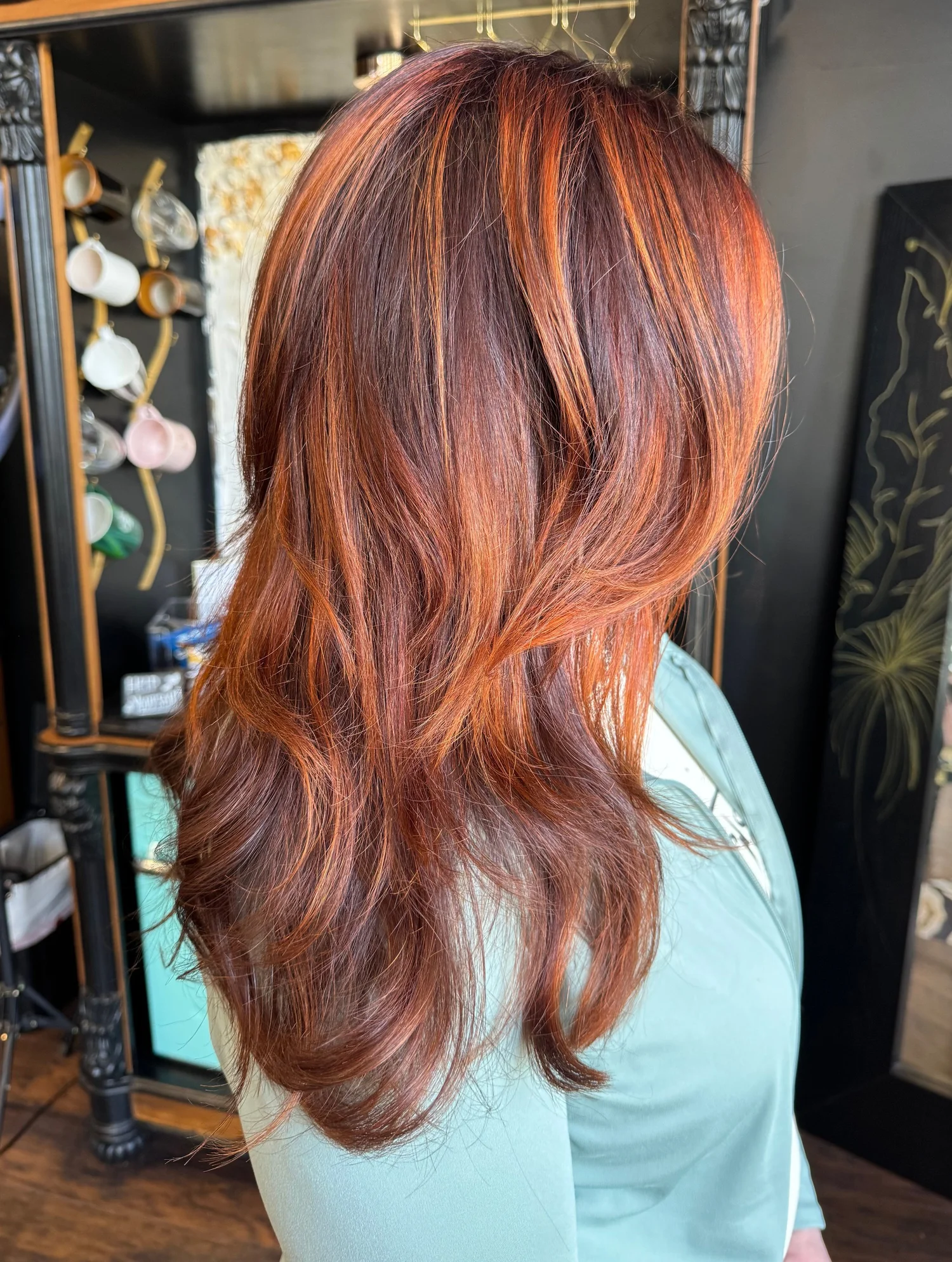 Customized women's haircut