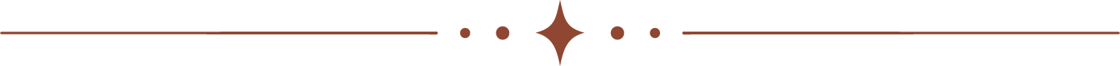 A decorative design with brown dots and a star-shaped motif.