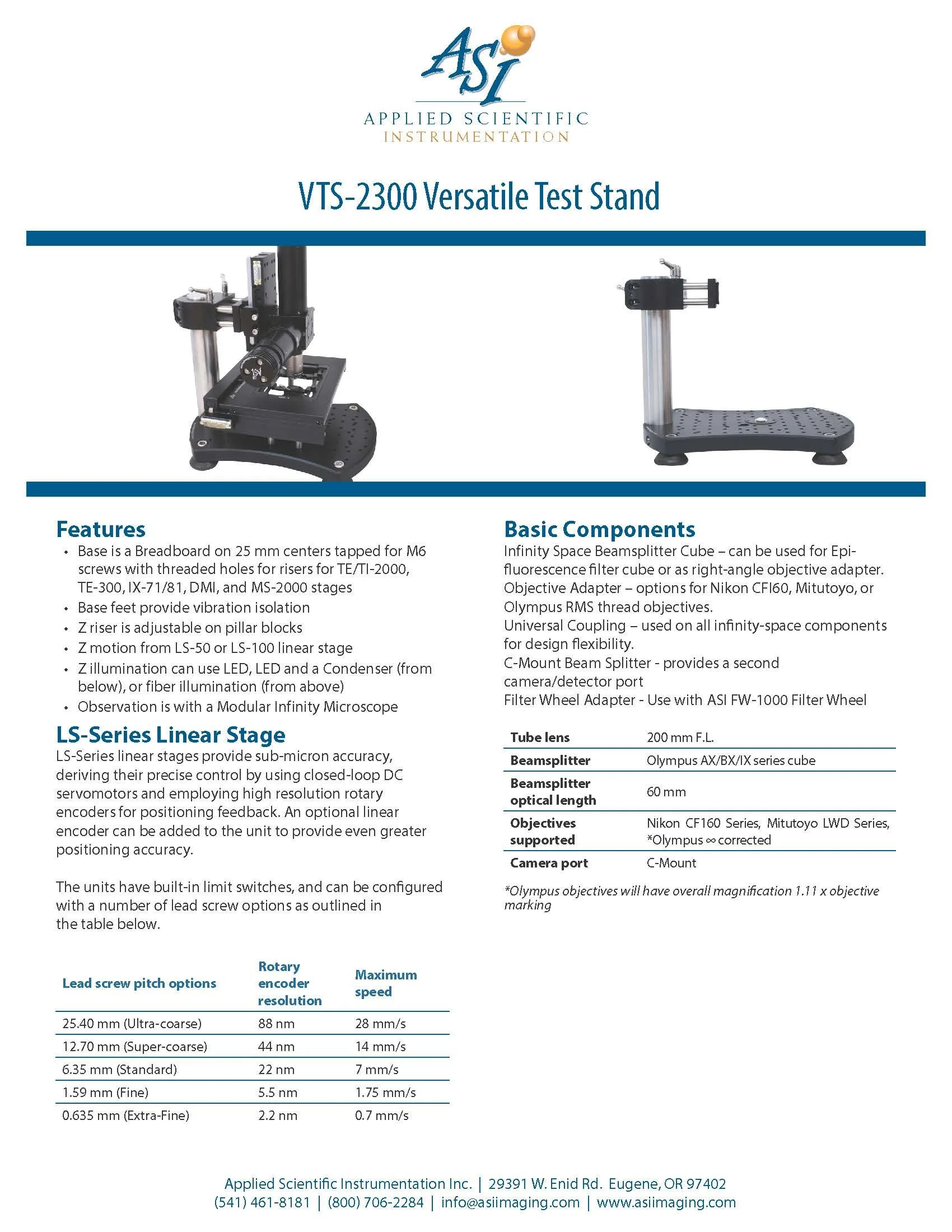 VTS-2300 Versatile Test Stand