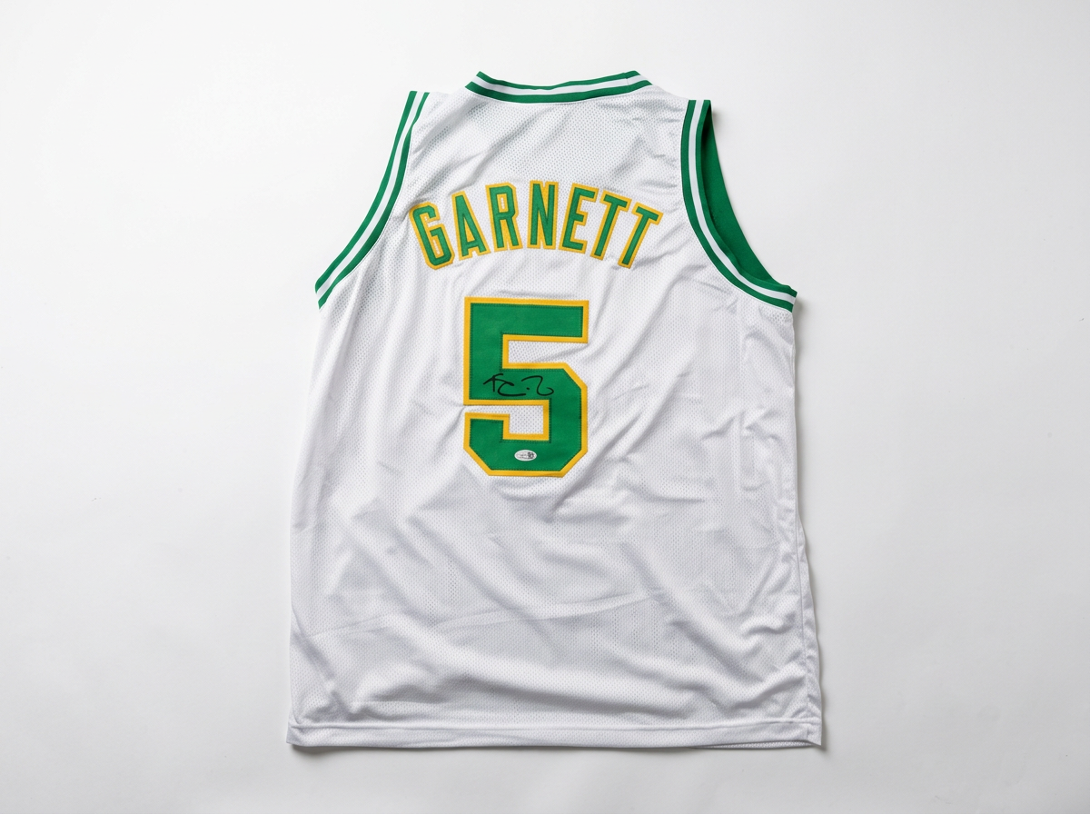 Kevin Garnett Autographed Jersey JSA COA
