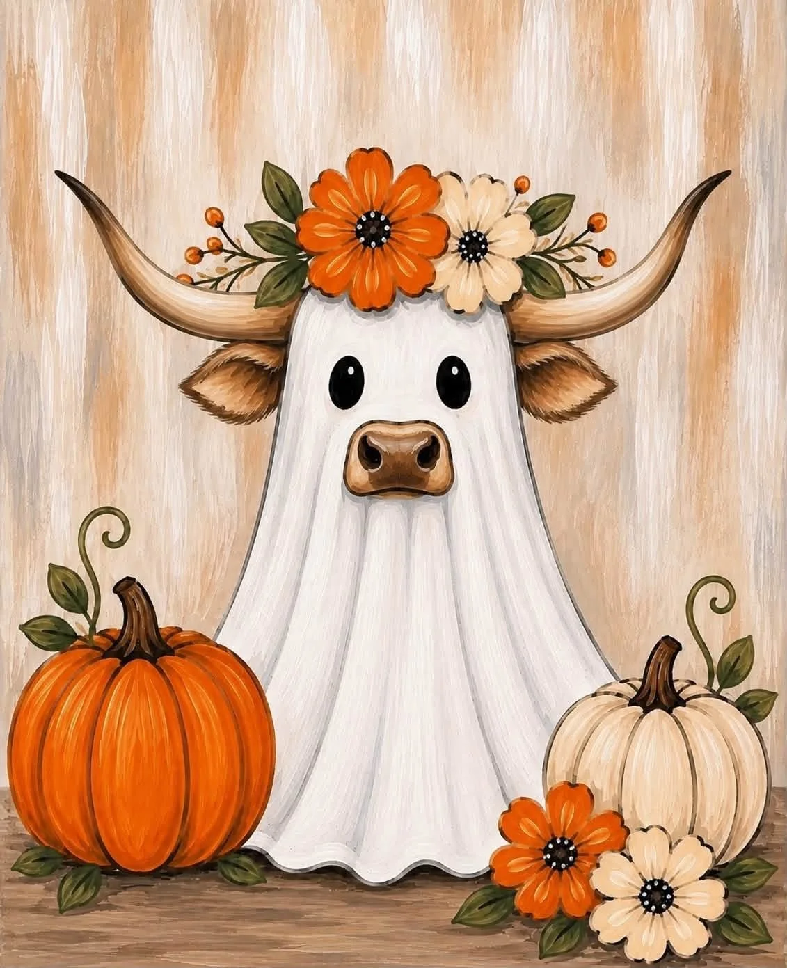 Little Boo Crew Longhorn Cow