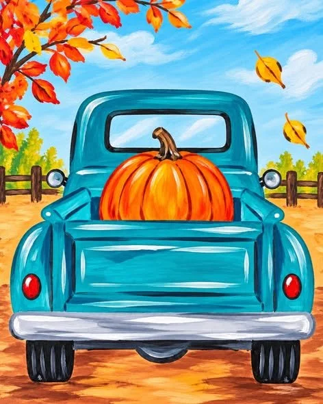 Vintage Fall Truck