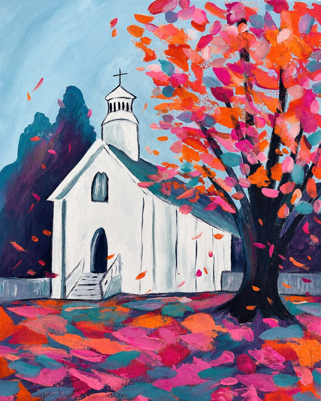 Autumn Church Paint Kit