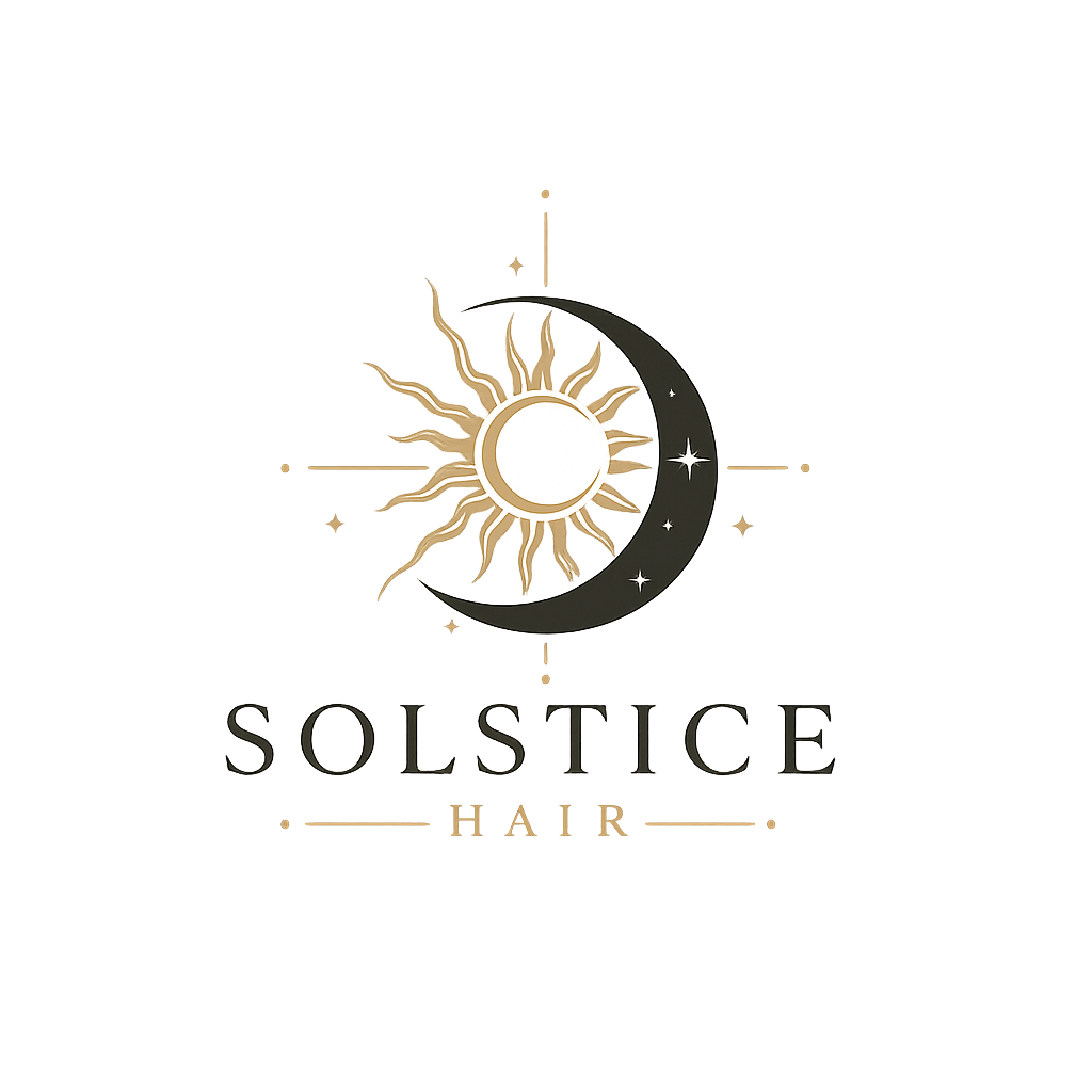 A logo featuring a sun with wavy rays and a crescent moon with stars, with the words "SOLSICE BAR" underneath.