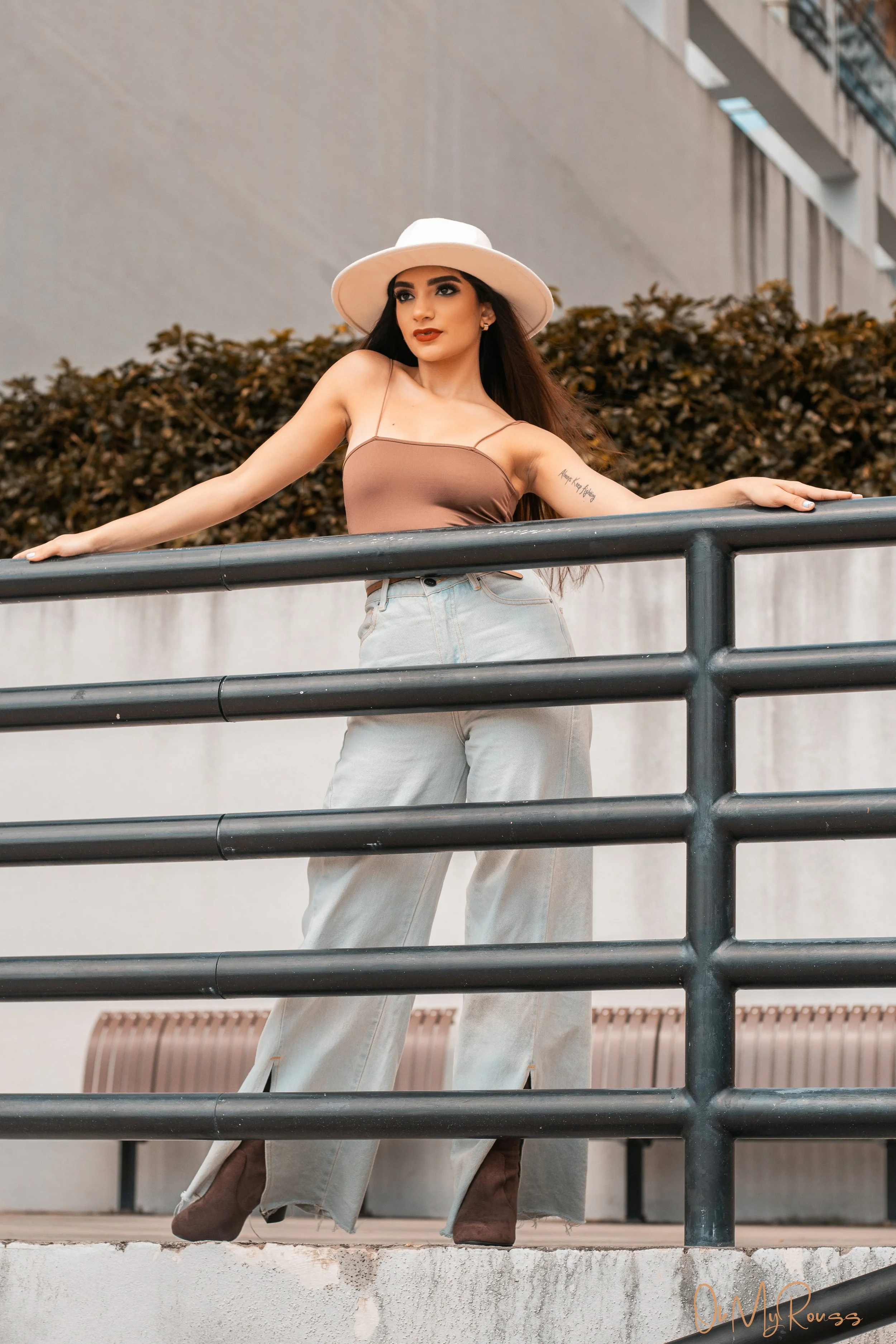 Isabella Damiani, professional dancer and choreographer, photographed outdoors in Miami.