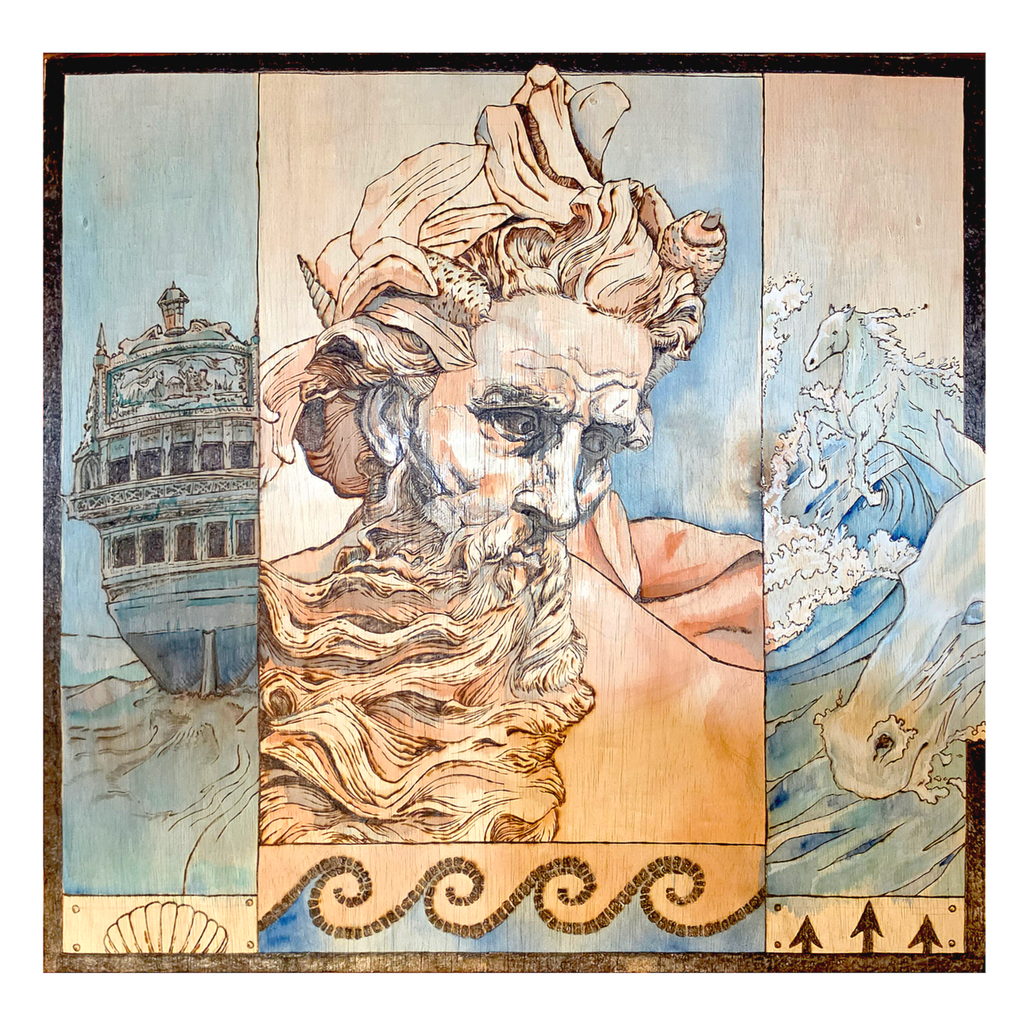 Poseidon Triptych