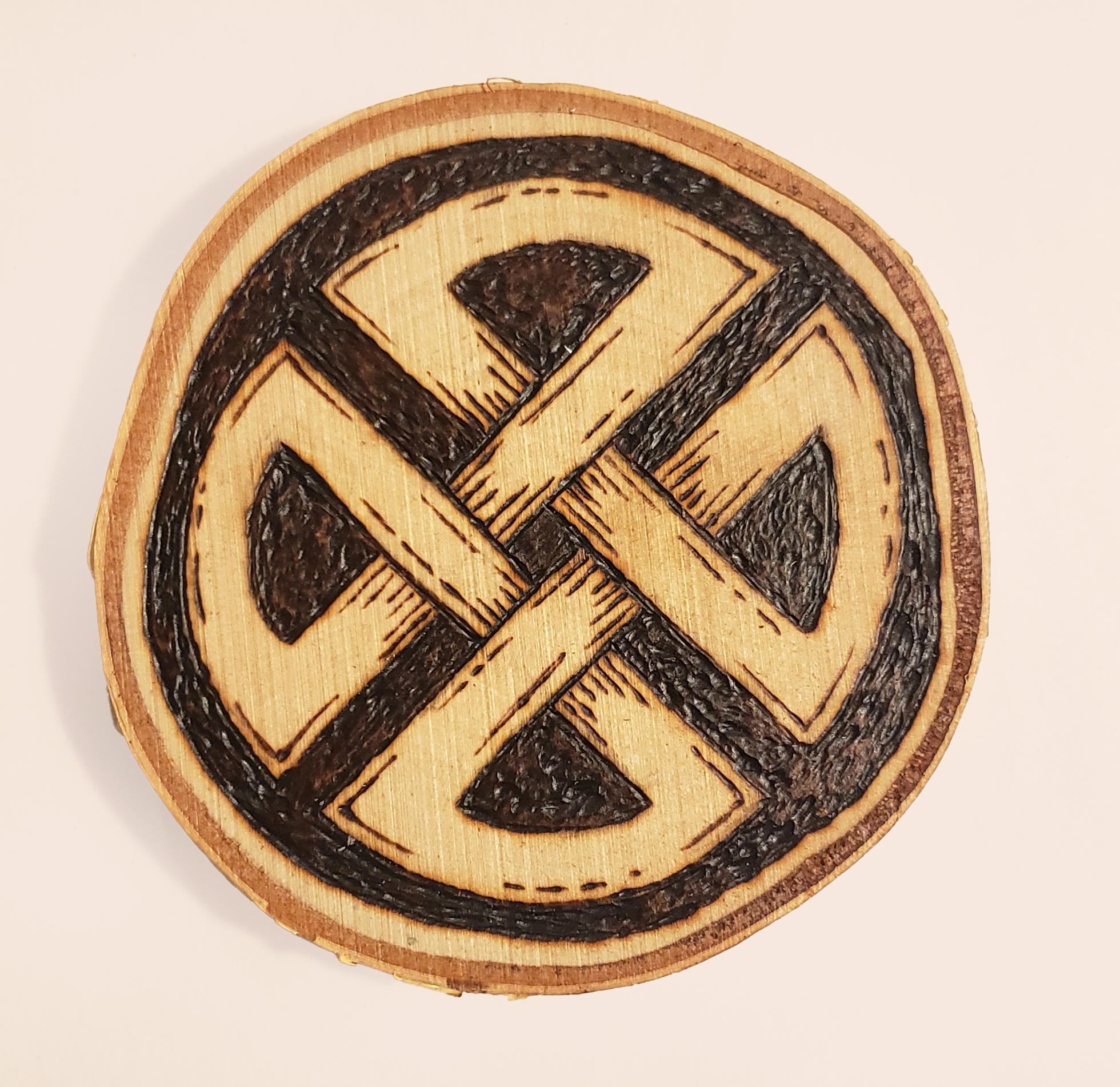 Wooden Celtic knot Ornament