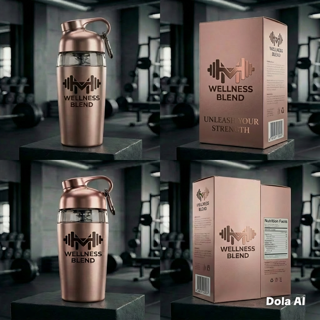 Wellness Blend Protein Shaker Bottle (Coming Soon)