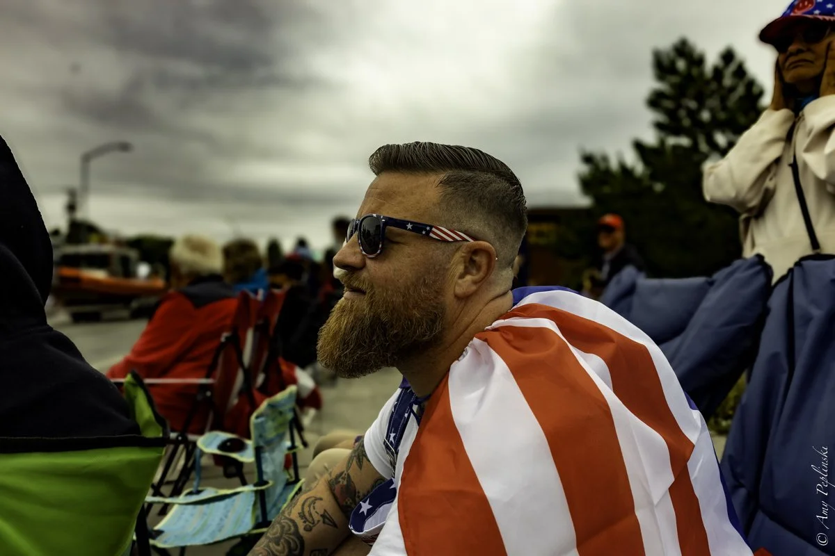 A good sport at a local parade