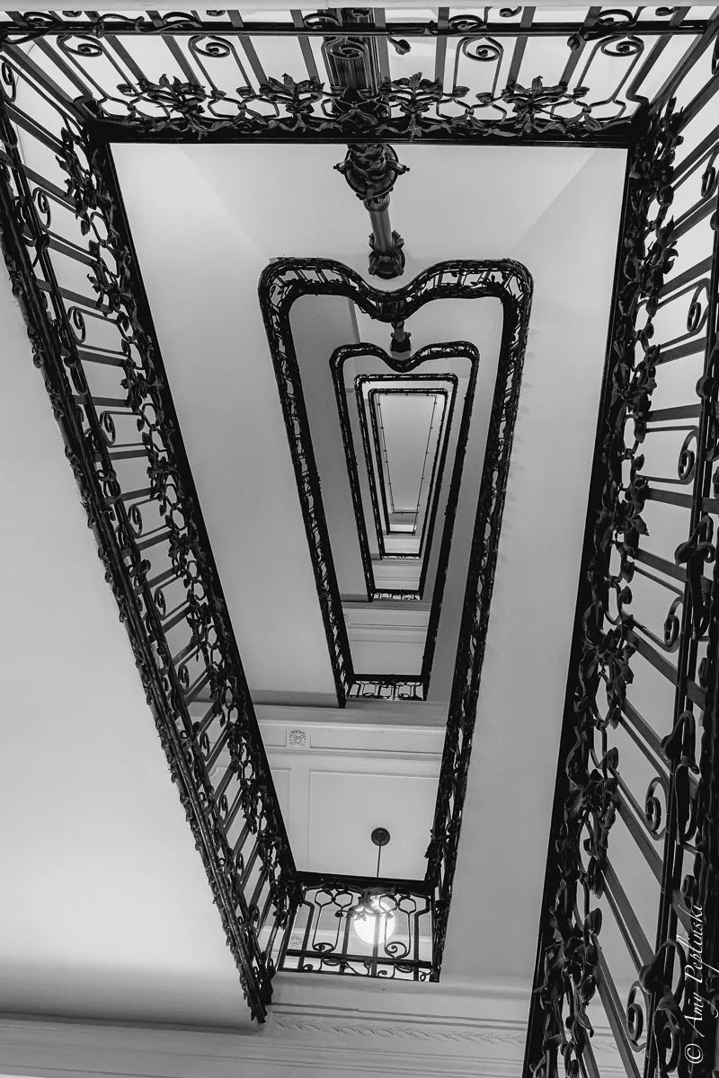 The stairs of Matild Palace, Budapest