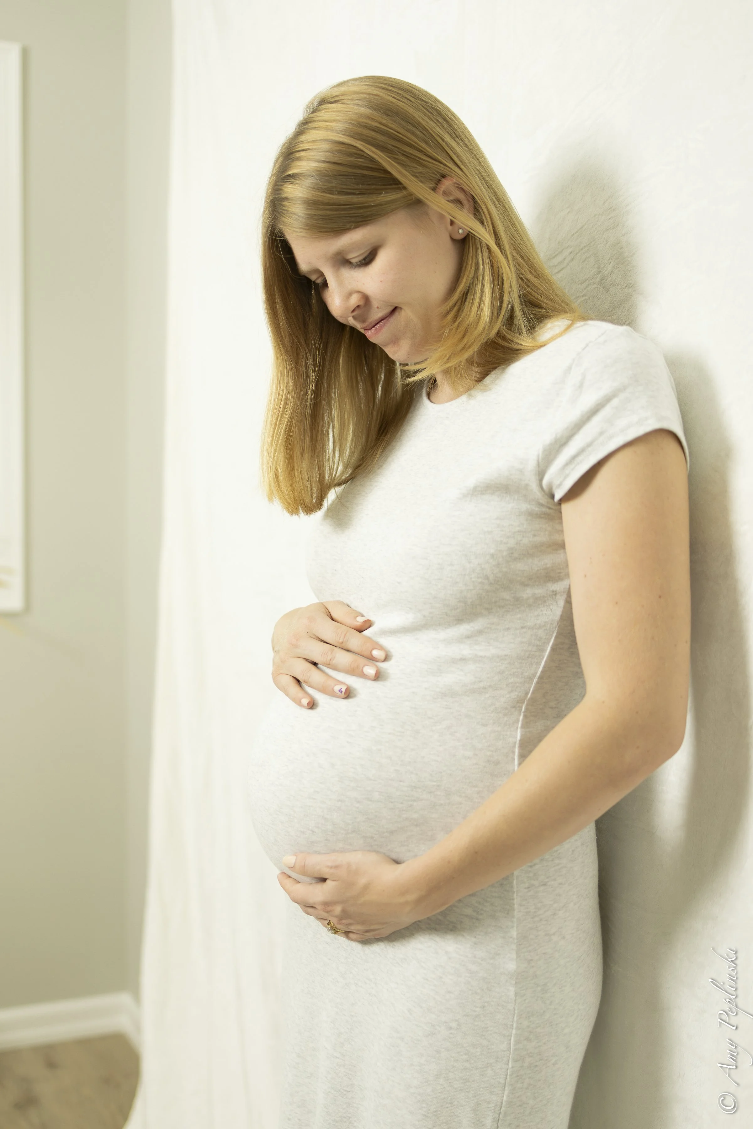 My daughter with her first child on the way