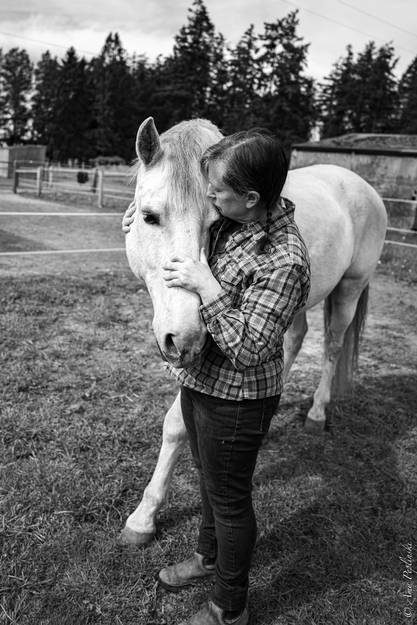 A dear friend Sheri, and her friend Fandango