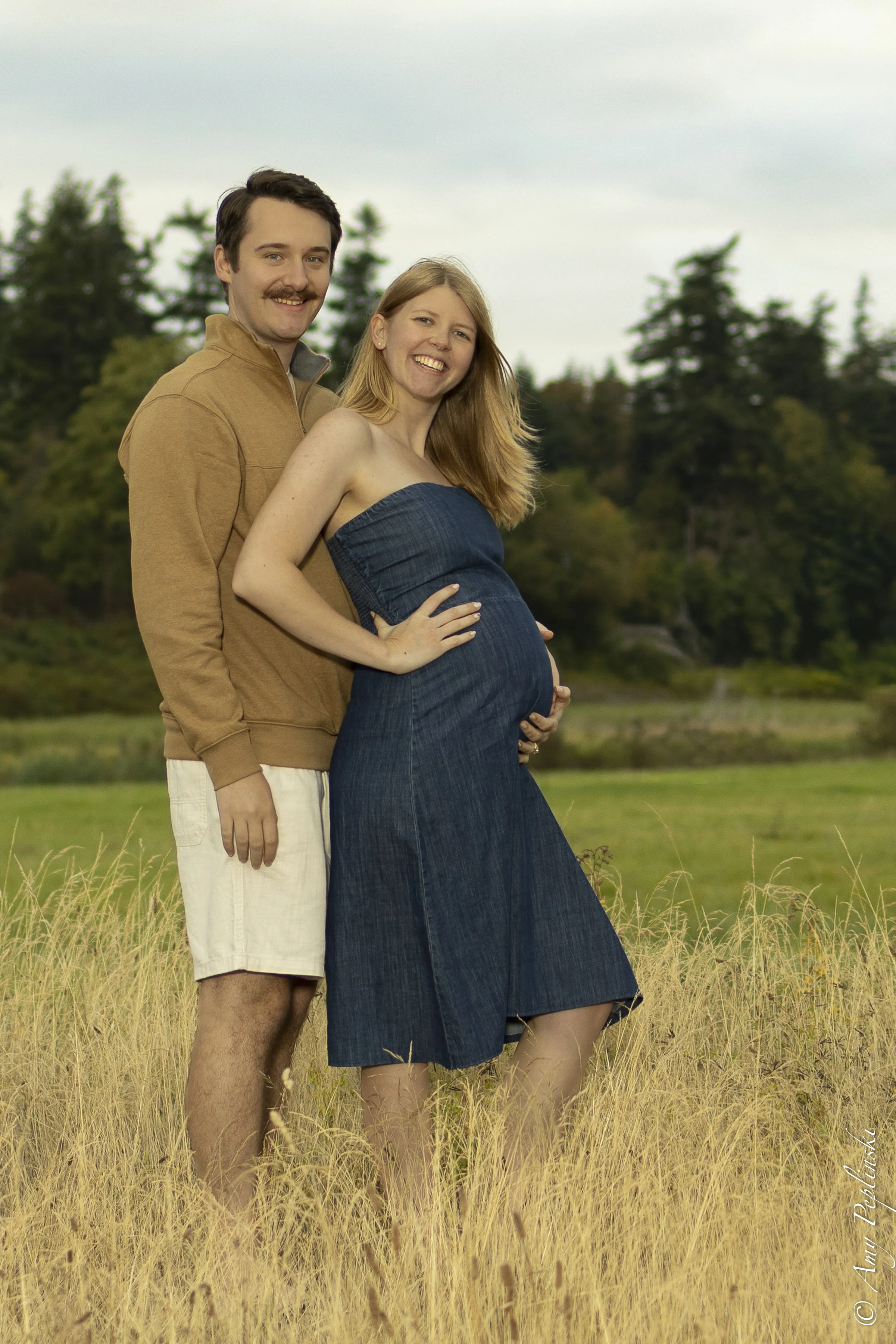 My daughter and her husband. First official photoshoot for me