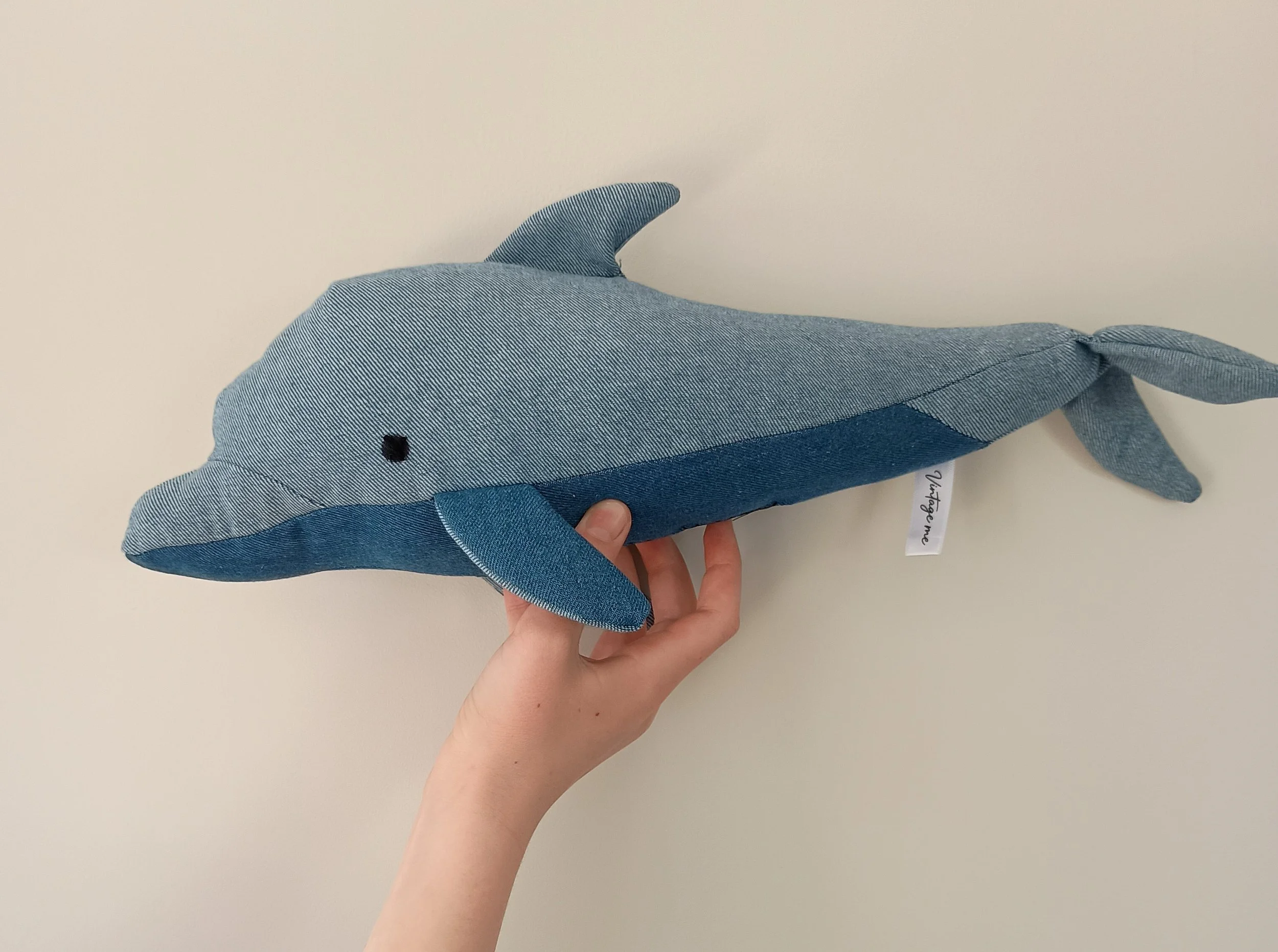 Handmade Denim Whales + Dolphins