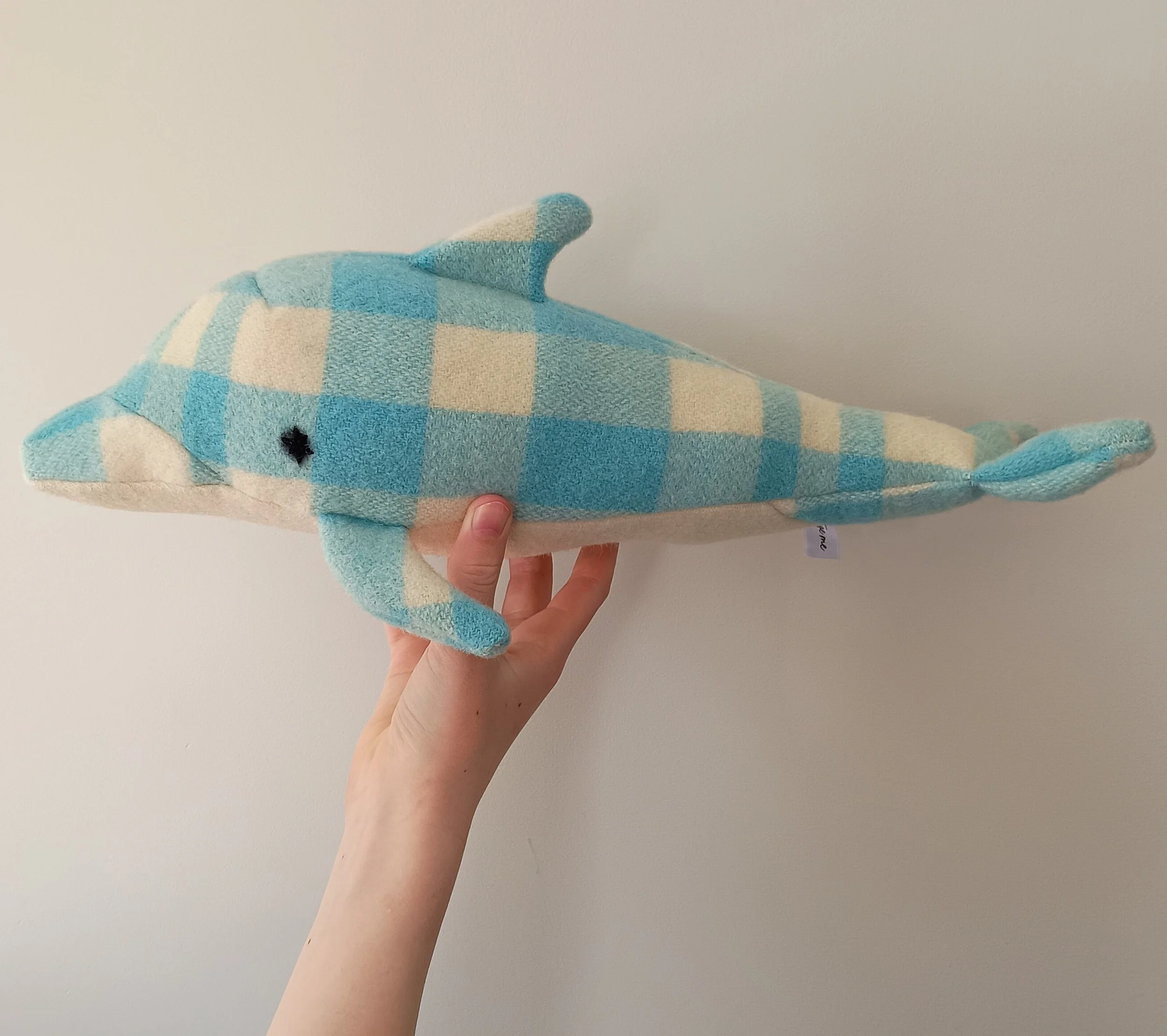 Handmade Vintage Wool Whales + Dolphins