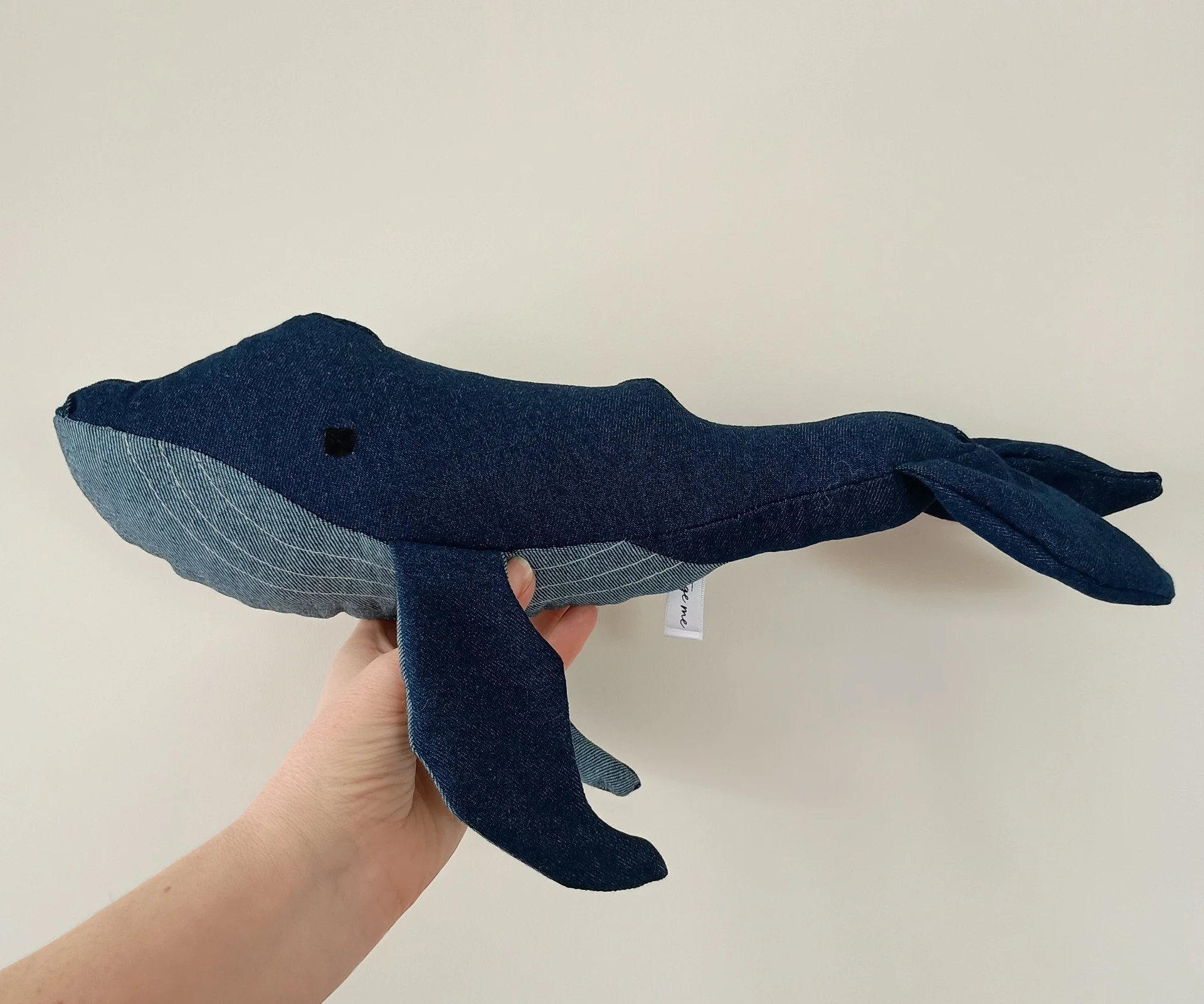 Handmade Denim Whales + Dolphins