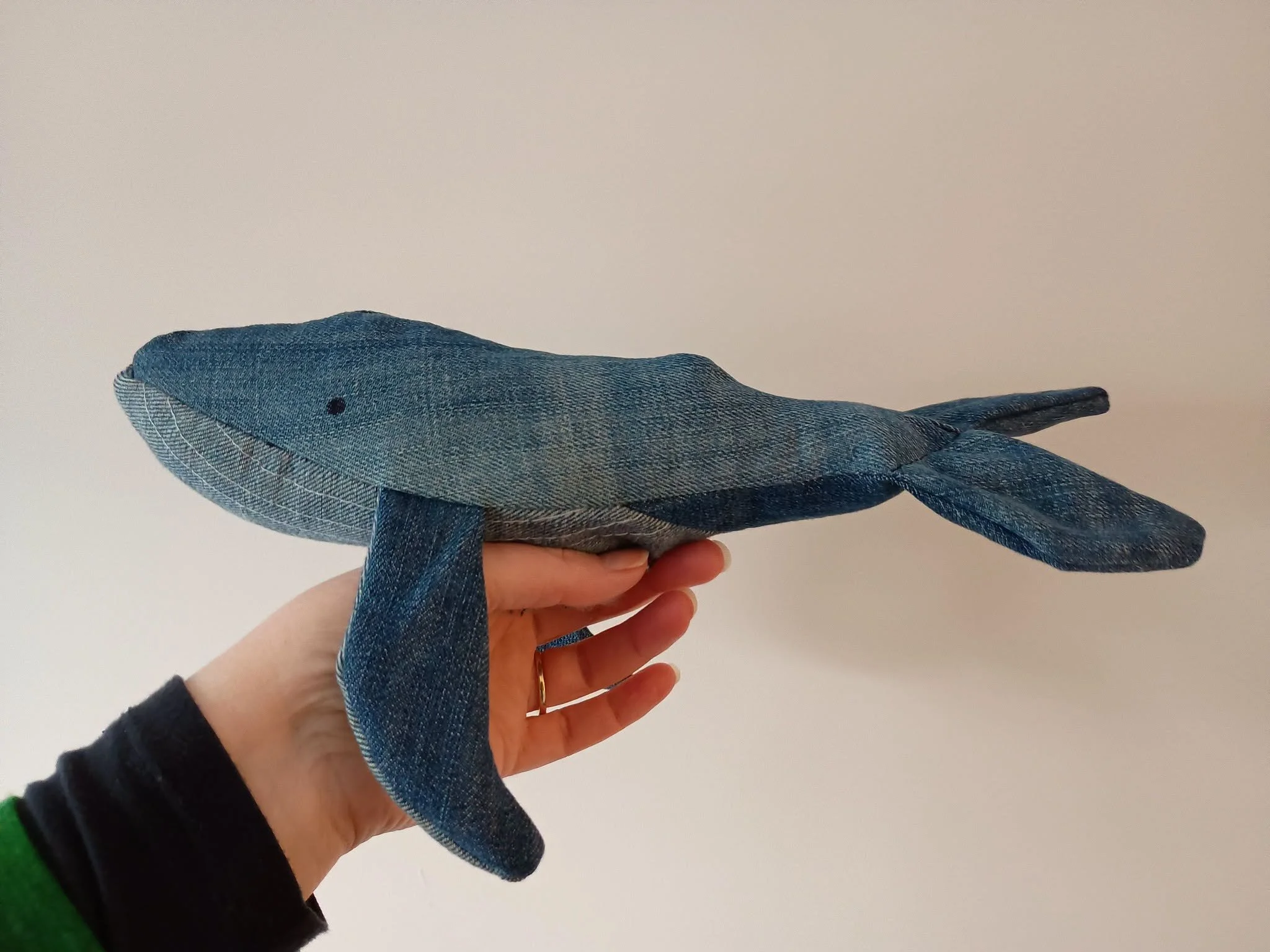 Handmade Denim Whales + Dolphins
