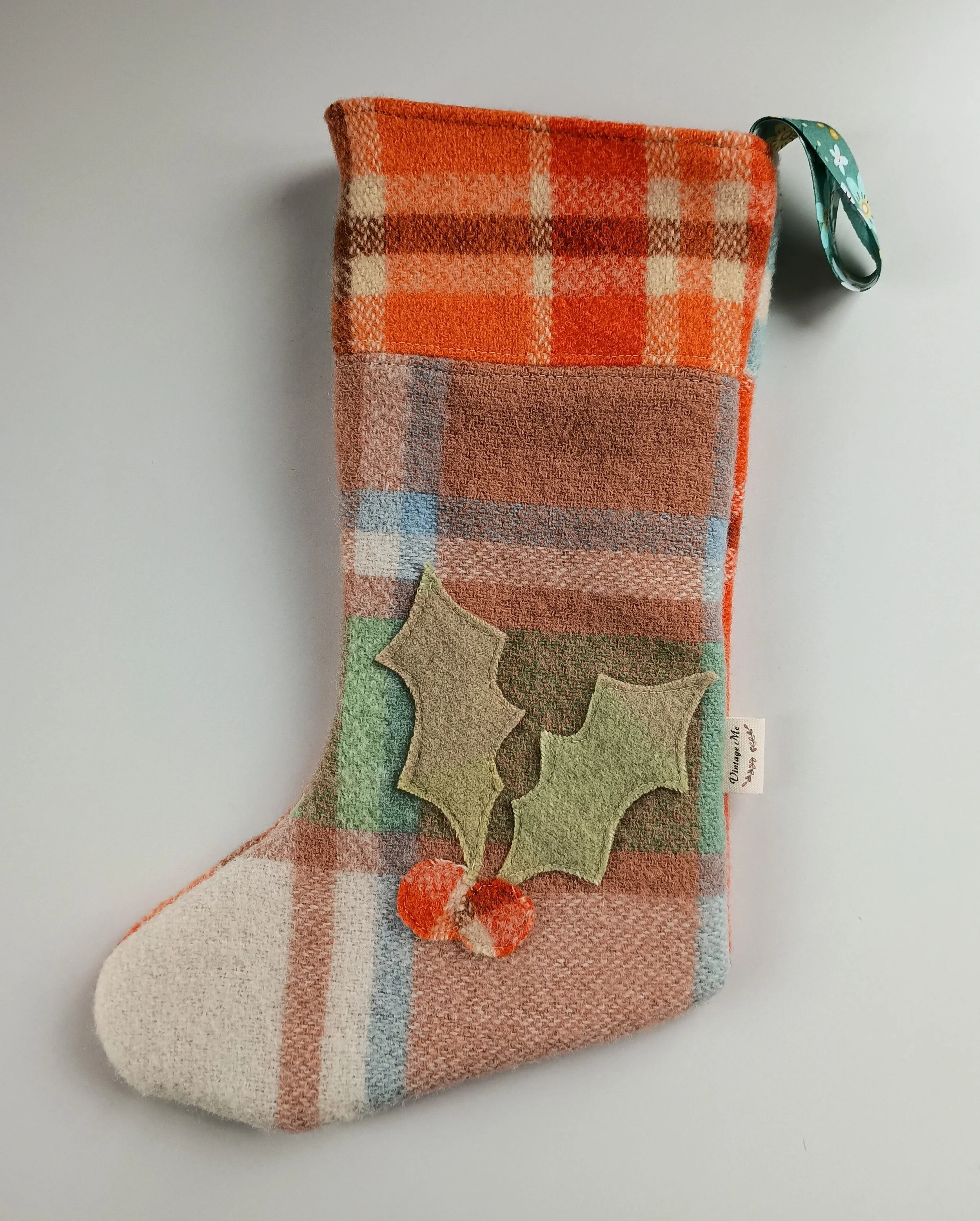 Vintage Wool Christmas Stockings