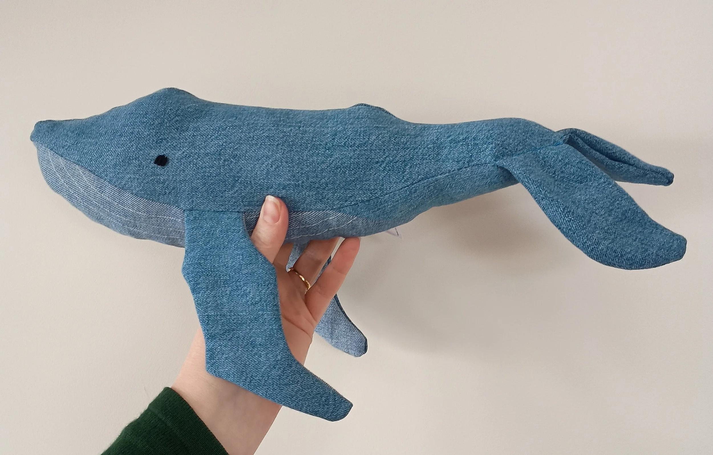 Handmade Denim Whales + Dolphins