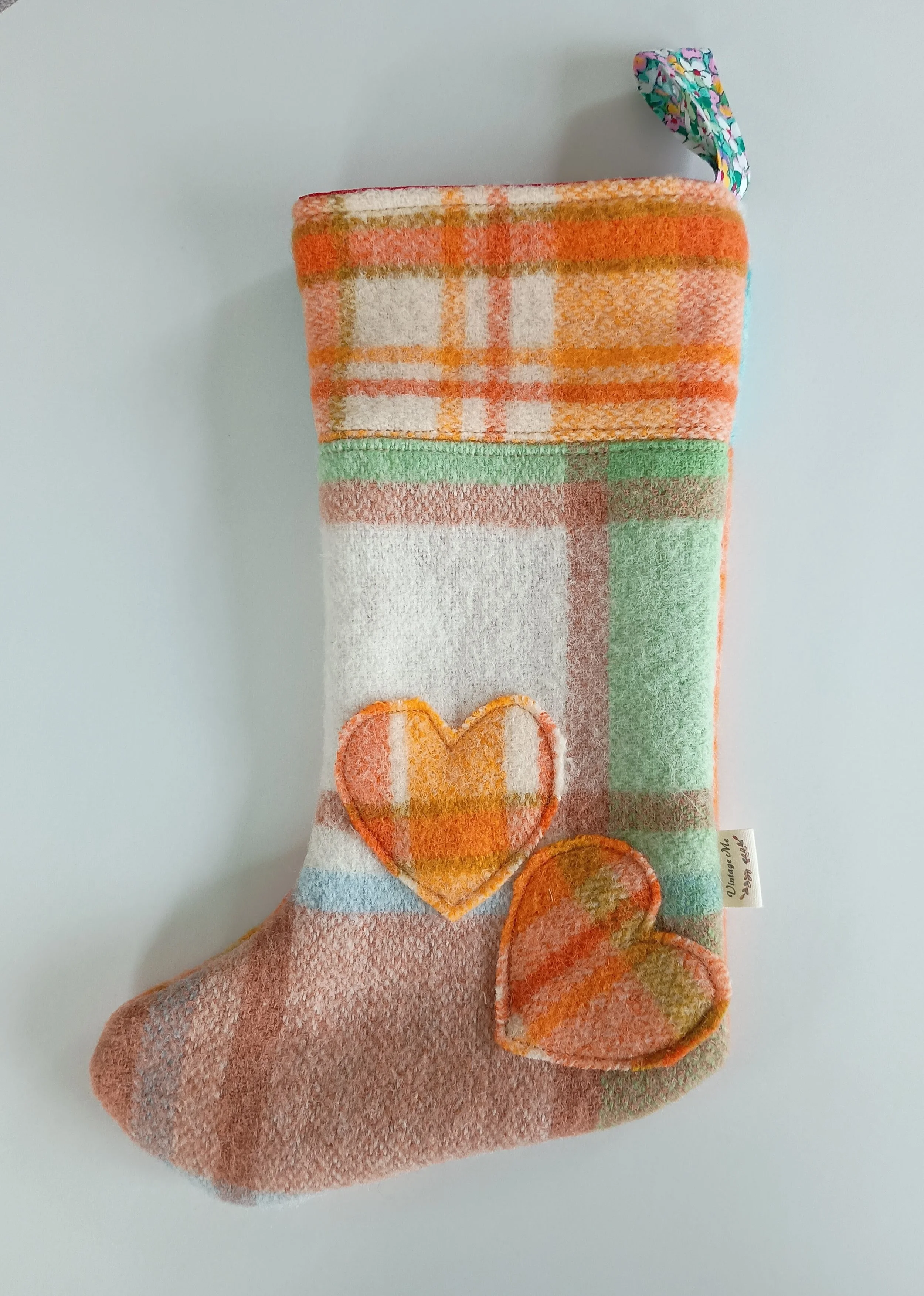 Vintage Wool Christmas Stockings