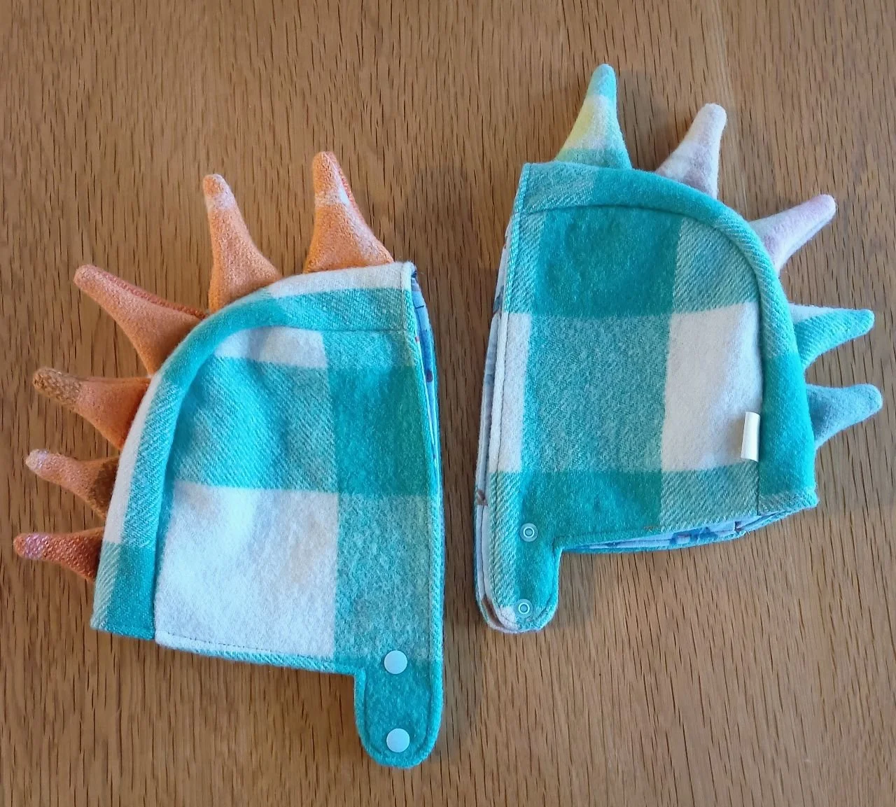 Vintage Wool Bear, Bunny and Dino Hats (1-2 years, 2-4 years, 5-8 years)
