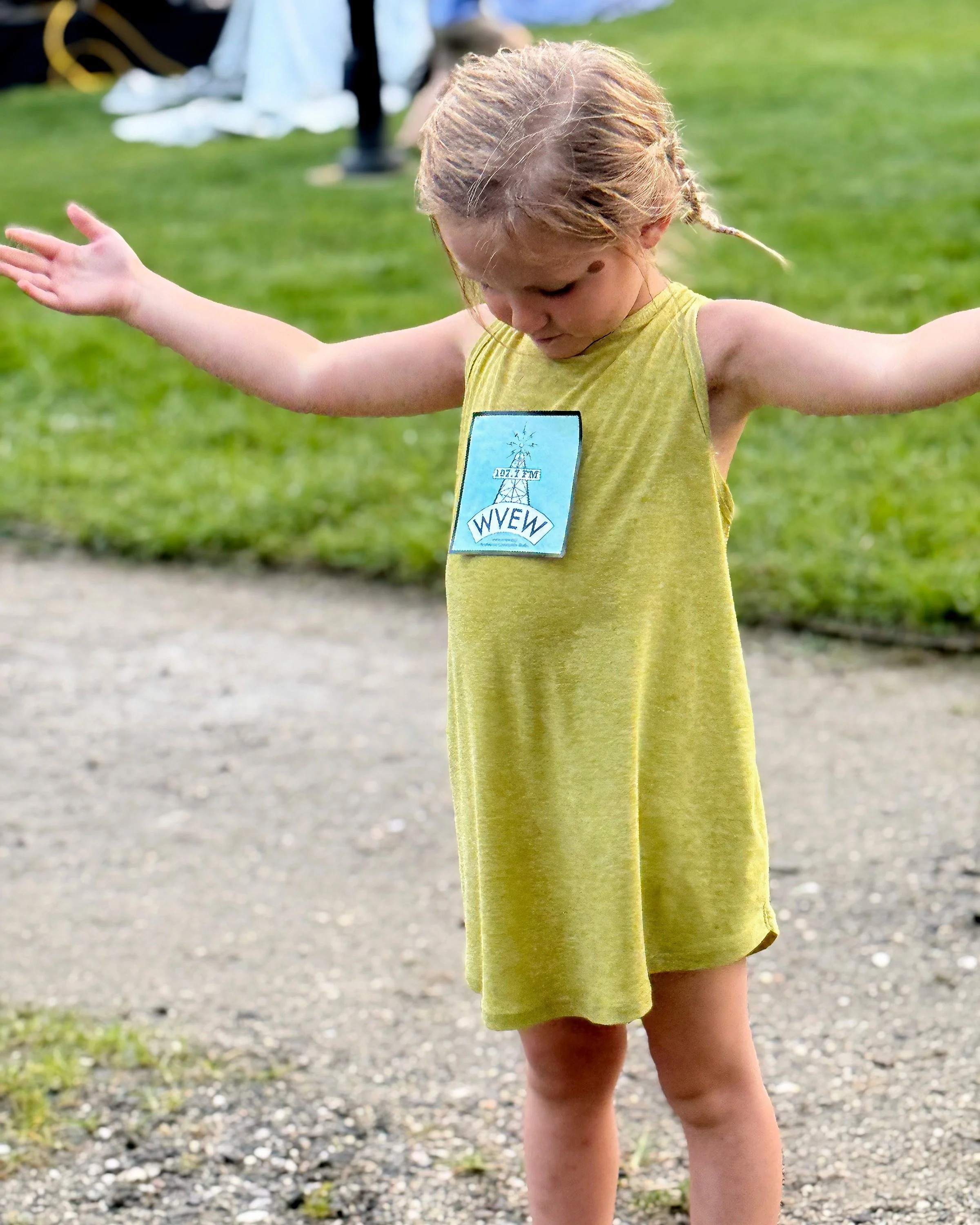 The future of community radio looks bright as a new generation discovers WVEW! (Seen at the Food Truck Roundup at the Retreat Farm)