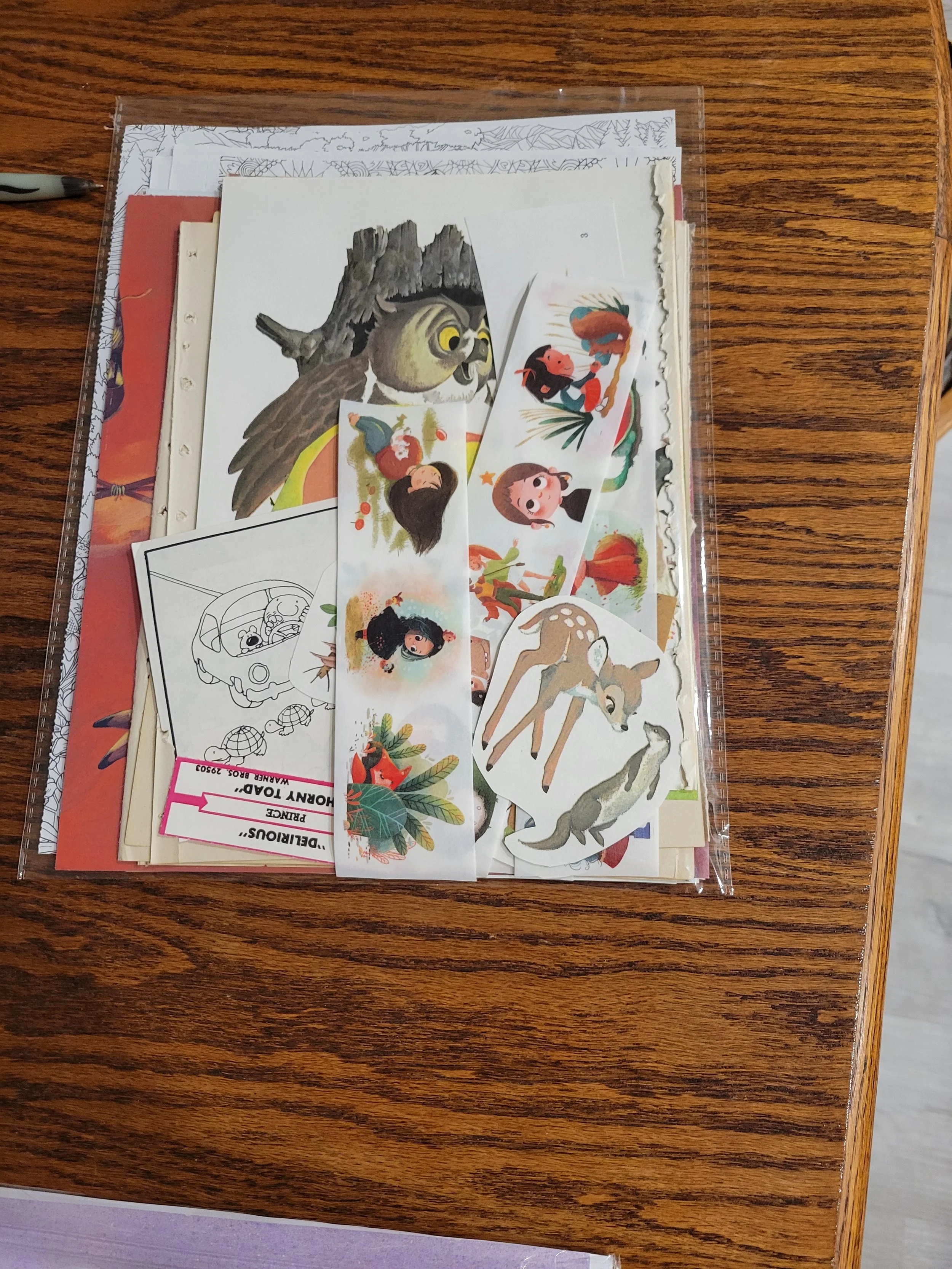 Forest Animals ephemera pack