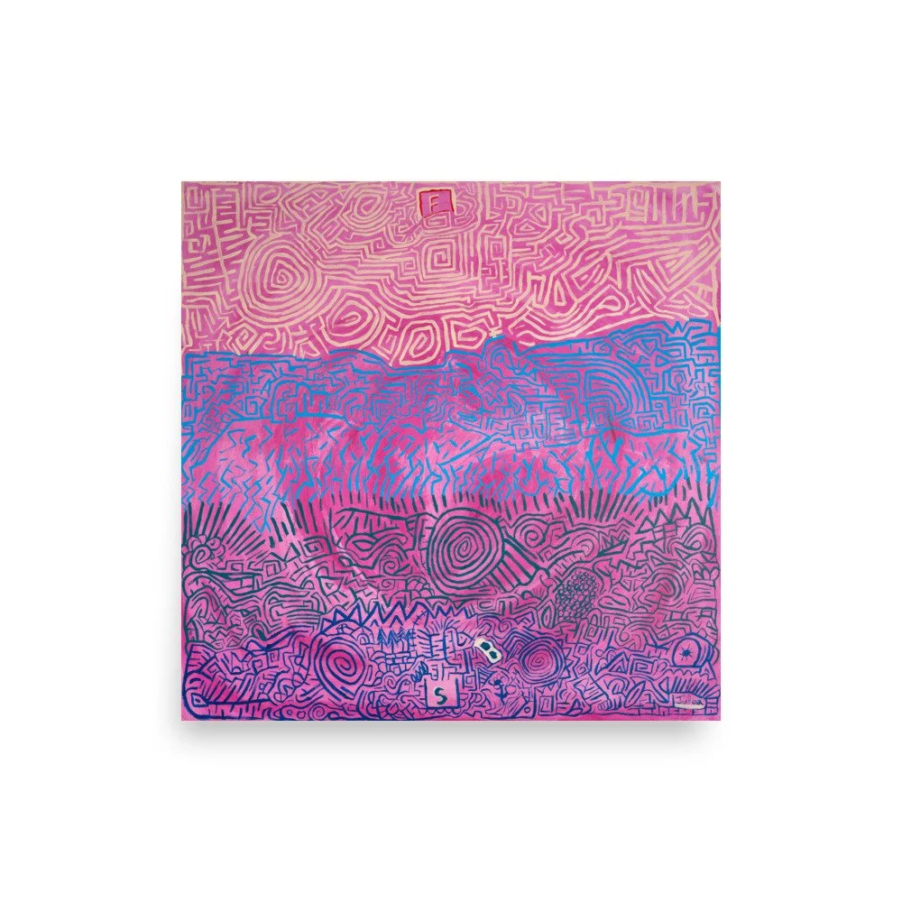 PinkB – Art Print