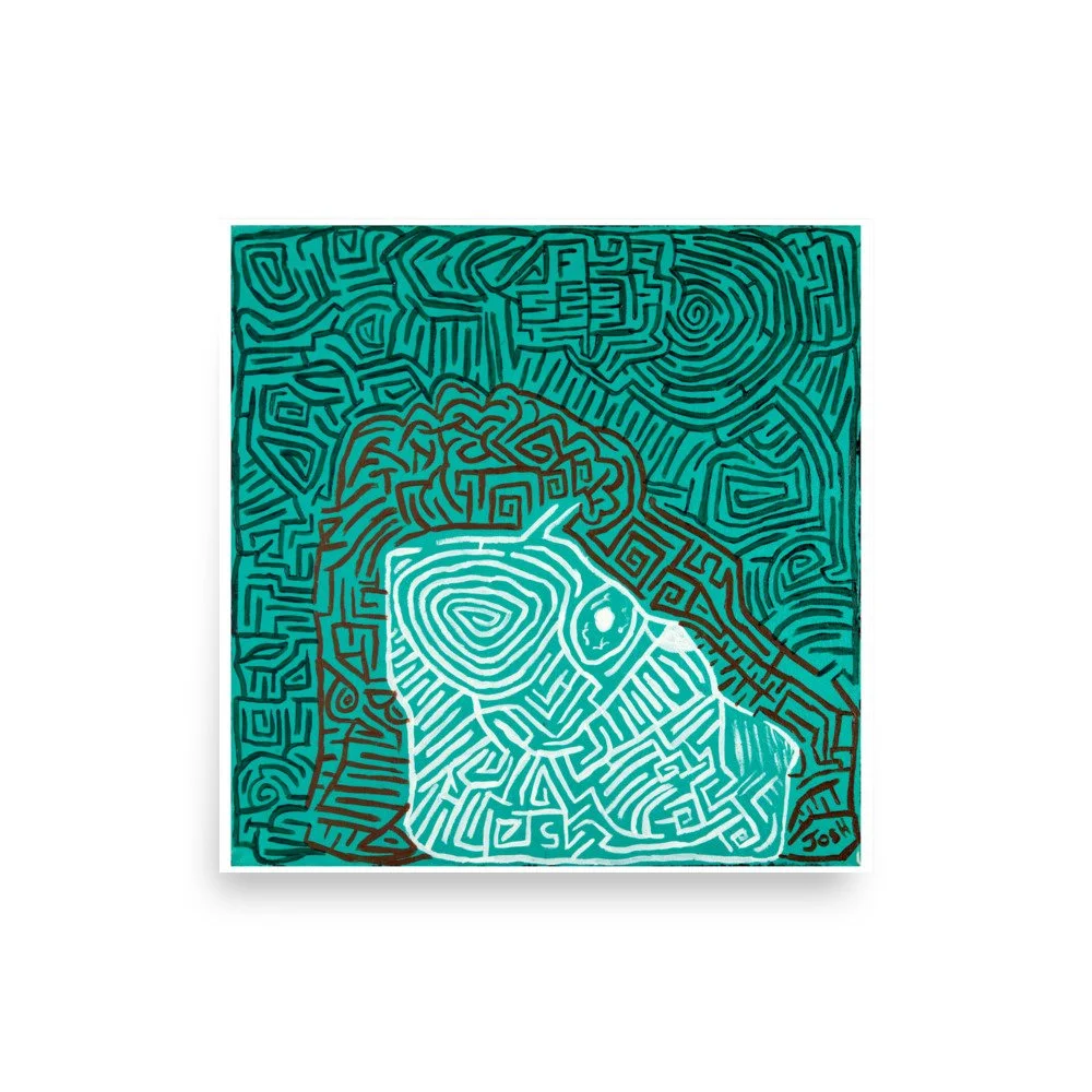 White Head – Art Print